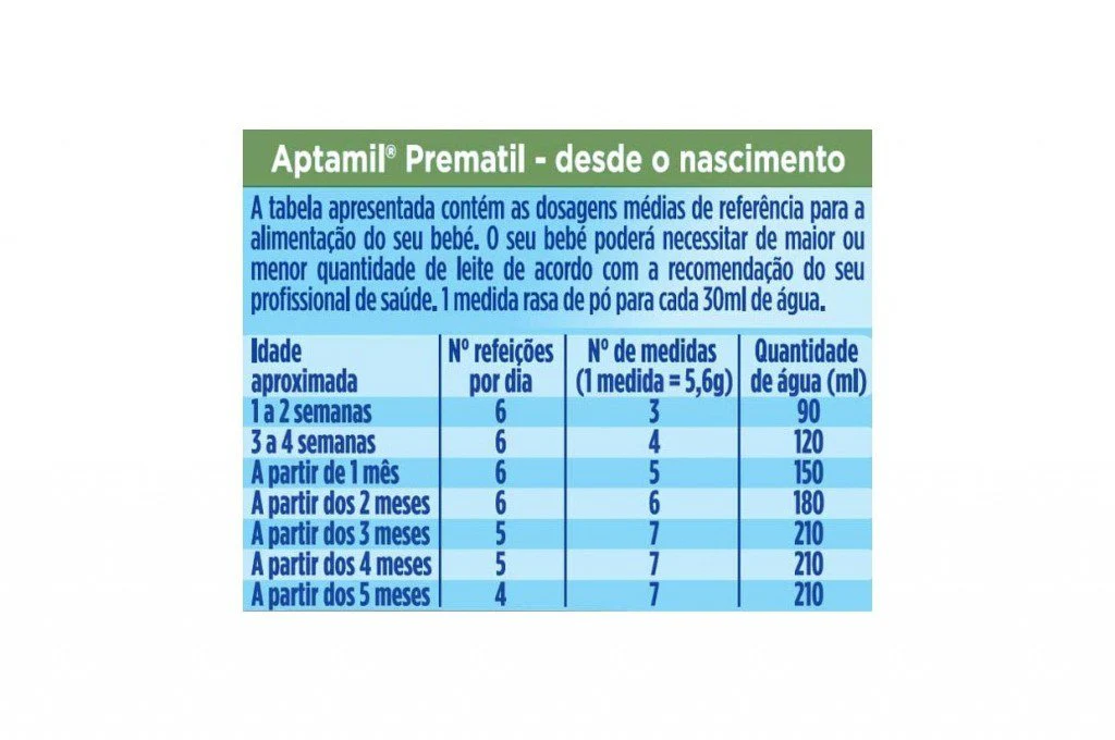 Aptamil Prematil Leite +0M 400g - Image 4
