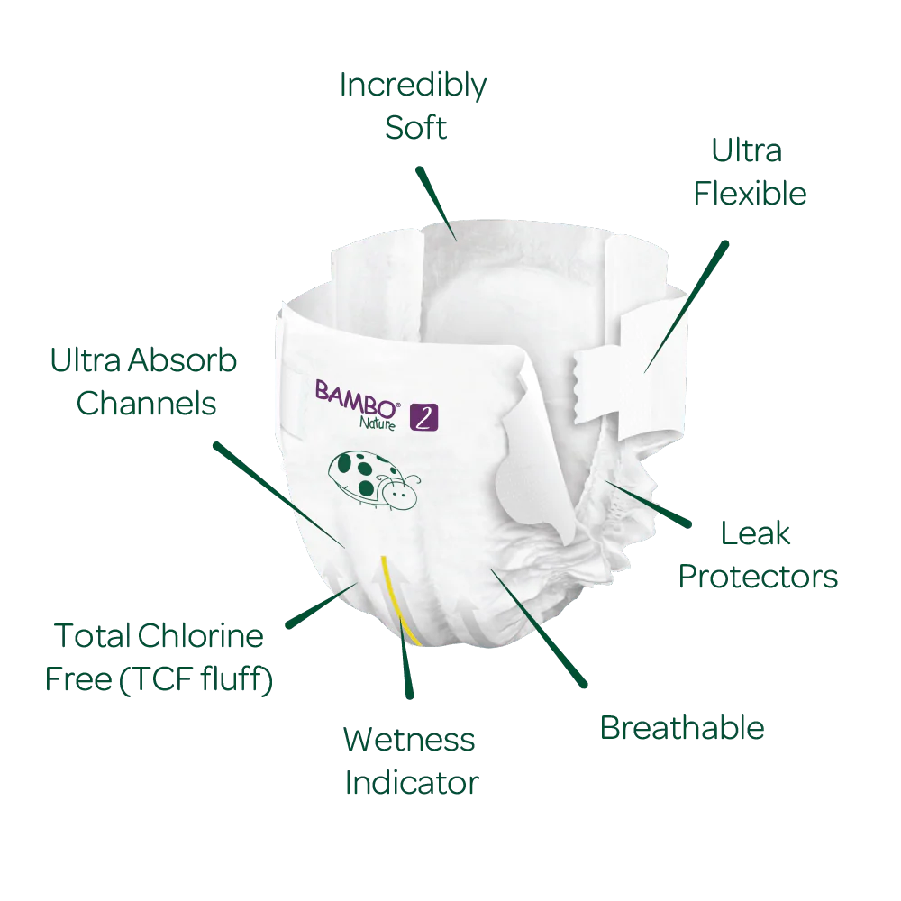 Bambo Nature 2 S Fraldas 3-6 Kg X30 - Image 4