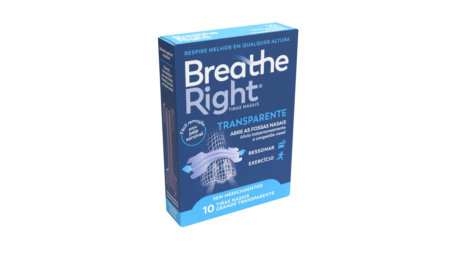 Breathe Right Penso Nasal Transparente Gde Transparente X10 - Image 2