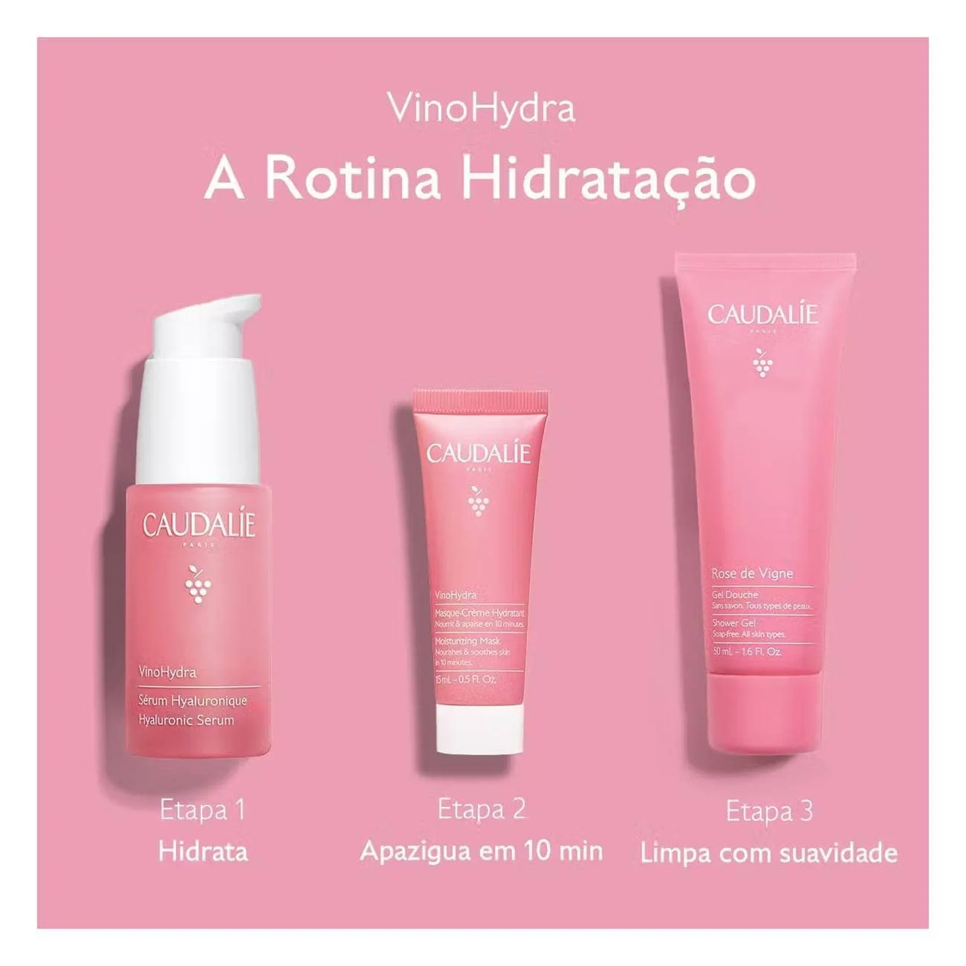 Caudalie Coffret VinoHydra Rotina de Hidratação - Image 3