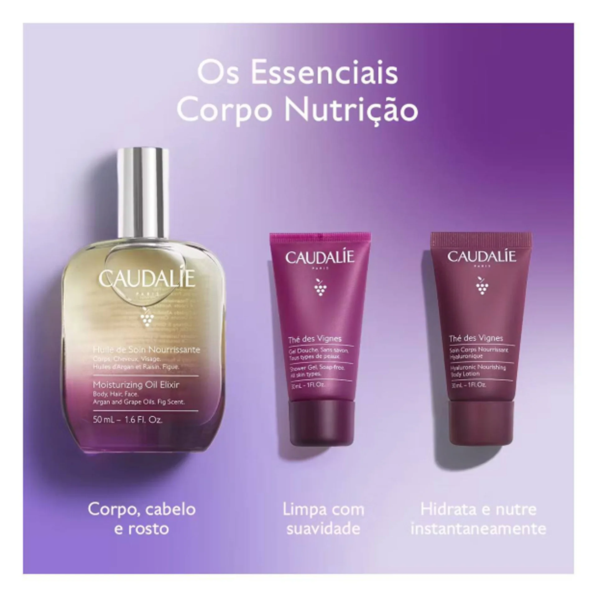 Caudalie Coffret Óleo de Cuidado Nutritivo Figo (Smooth Glow Set) - Image 2