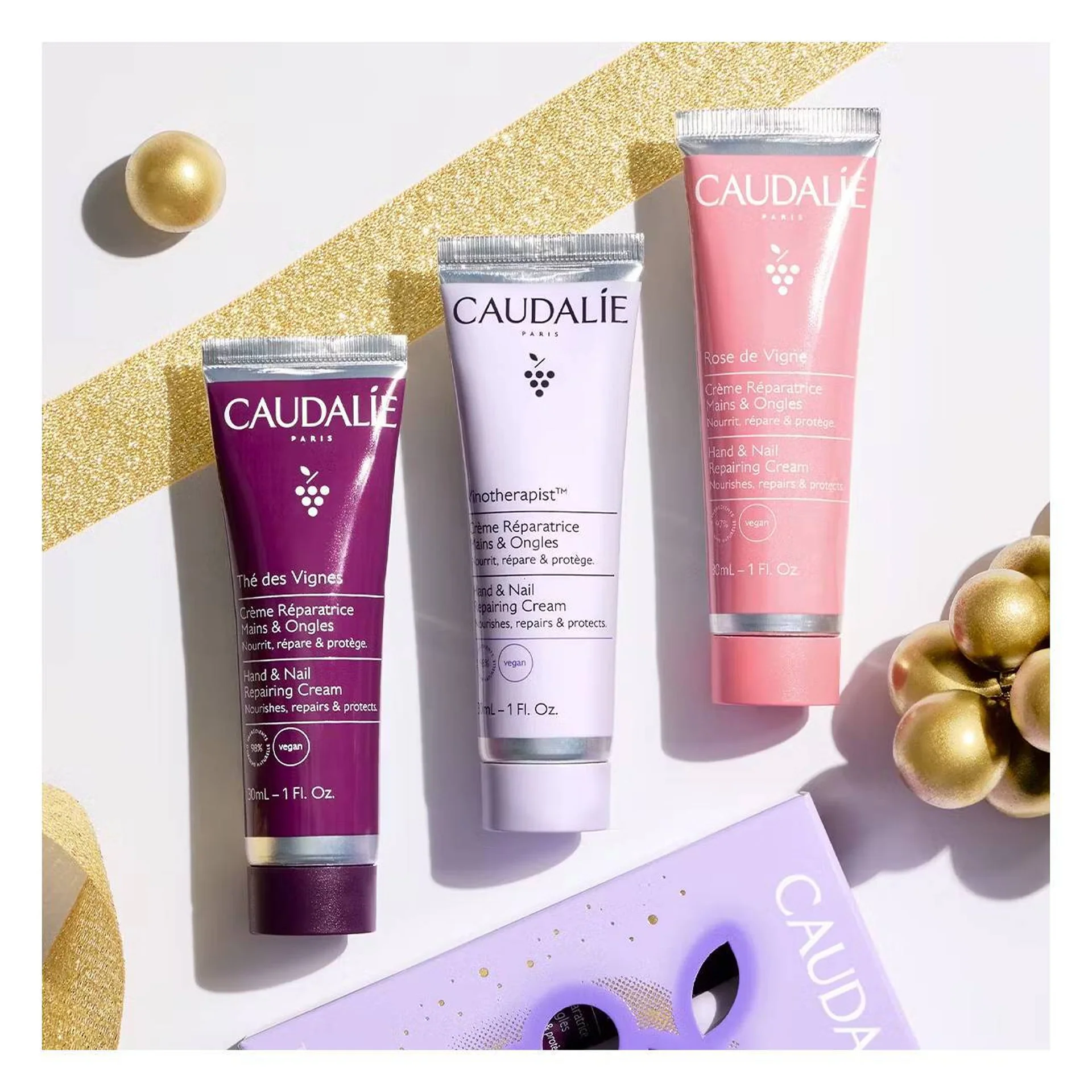 Caudalie Trio Creme de Mãos e Unhas Coffret - Image 2