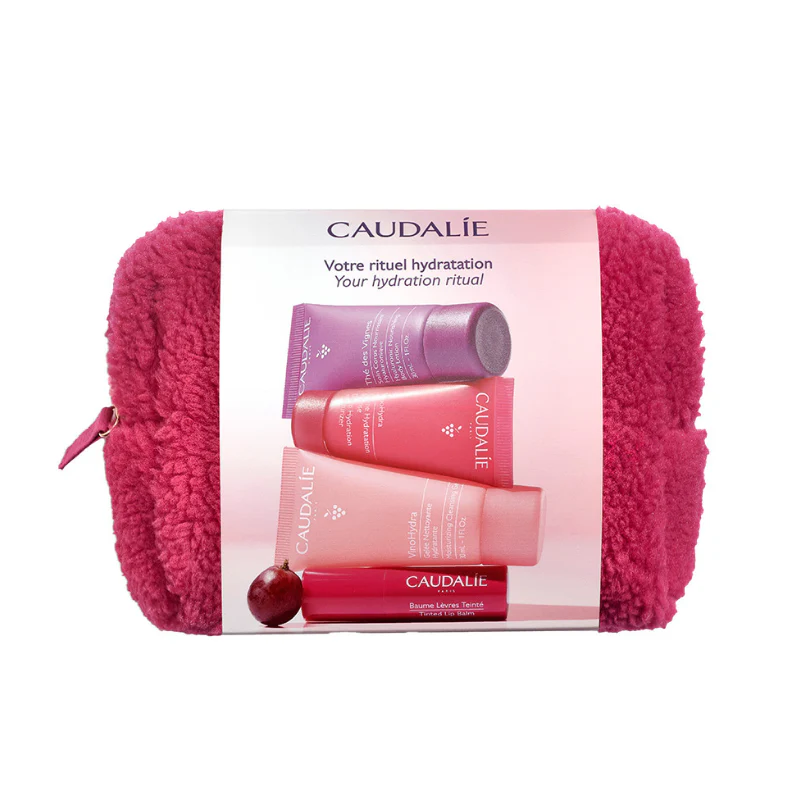 Caudalie VinoHydra Bolsa Kit de Viagem | Geleia Limpeza + Creme + Stick Labial + Creme Corpo - Image 2