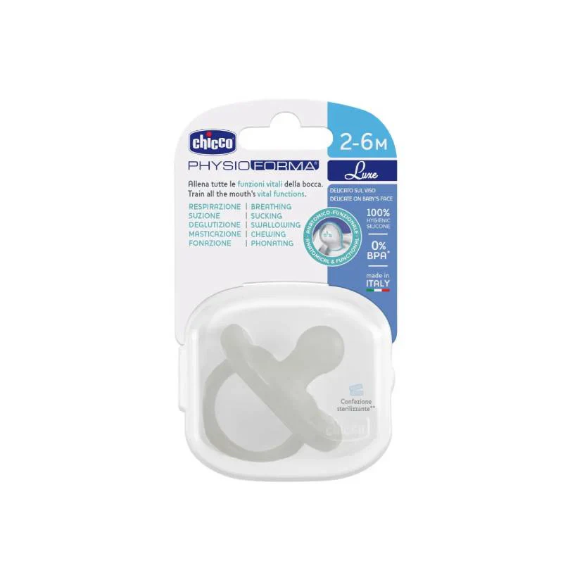 Chicco Chupeta PhysioForma Luxe Silicone Cinza 2-6M - Image 2