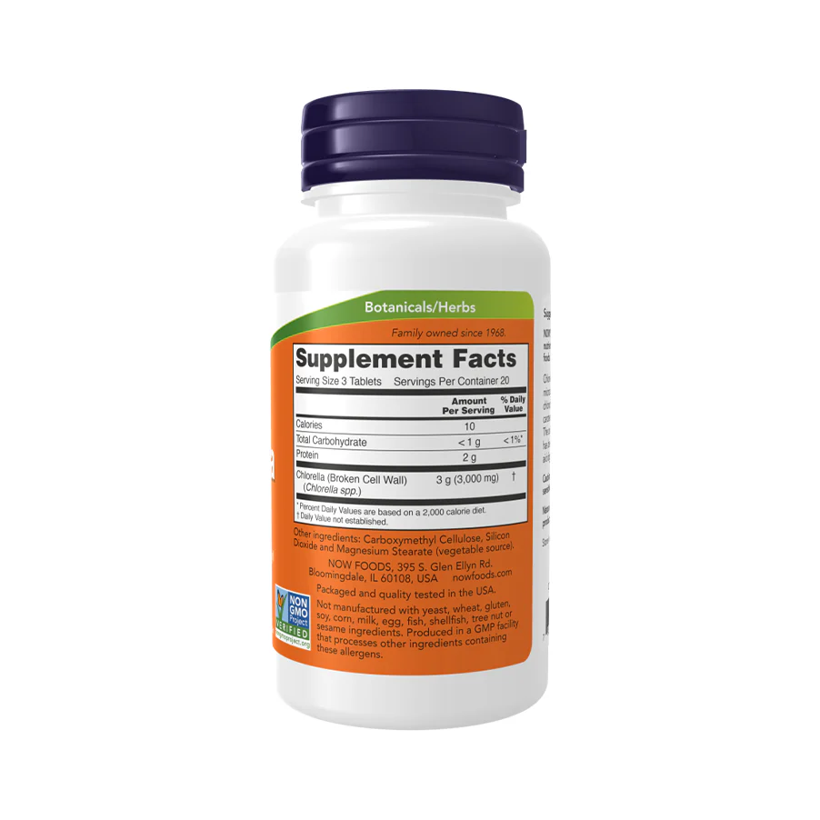 Clorela (60 Comp) | Now Foods - Image 2