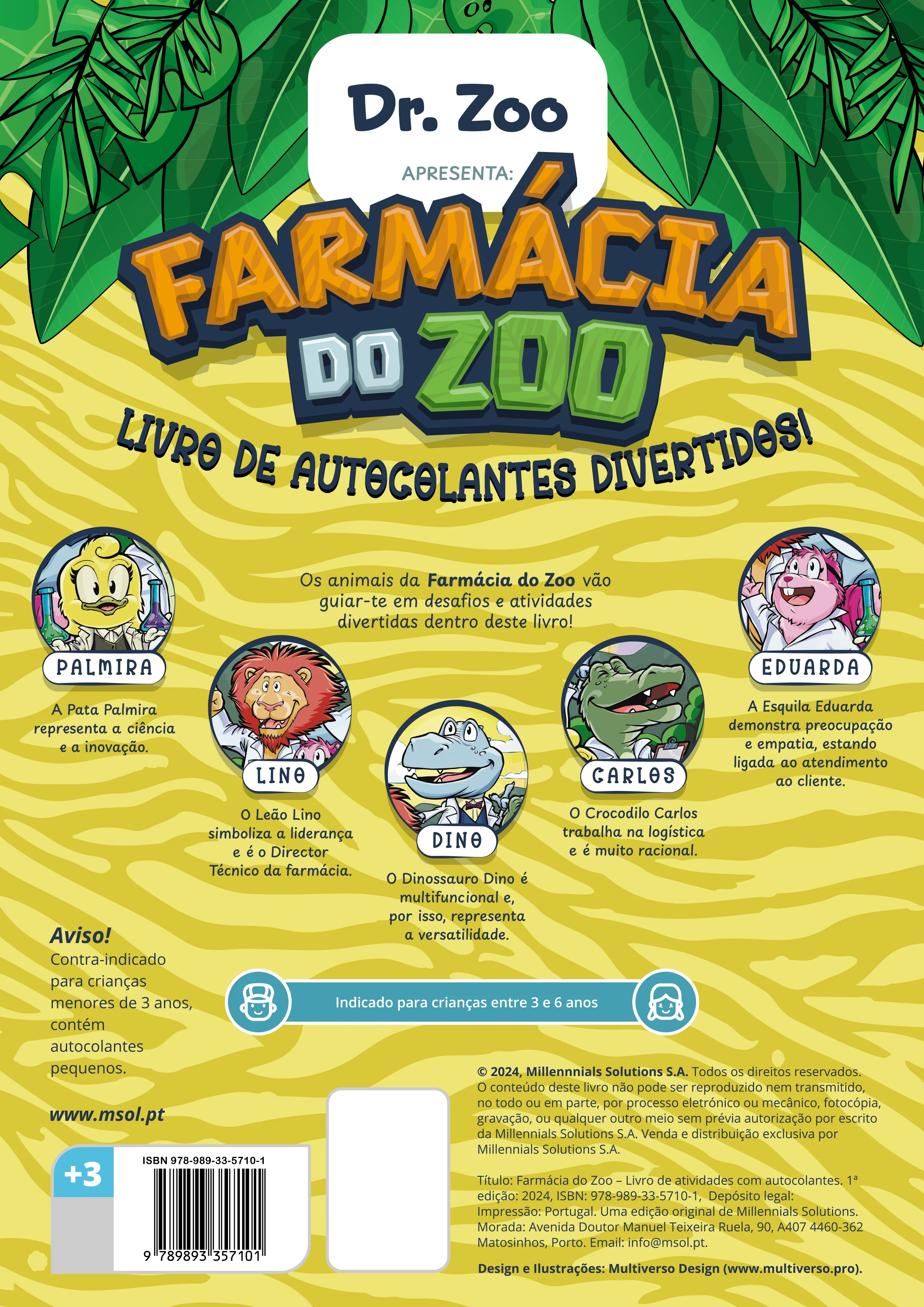 DR ZOO - Livro de Autocolantes - Image 2