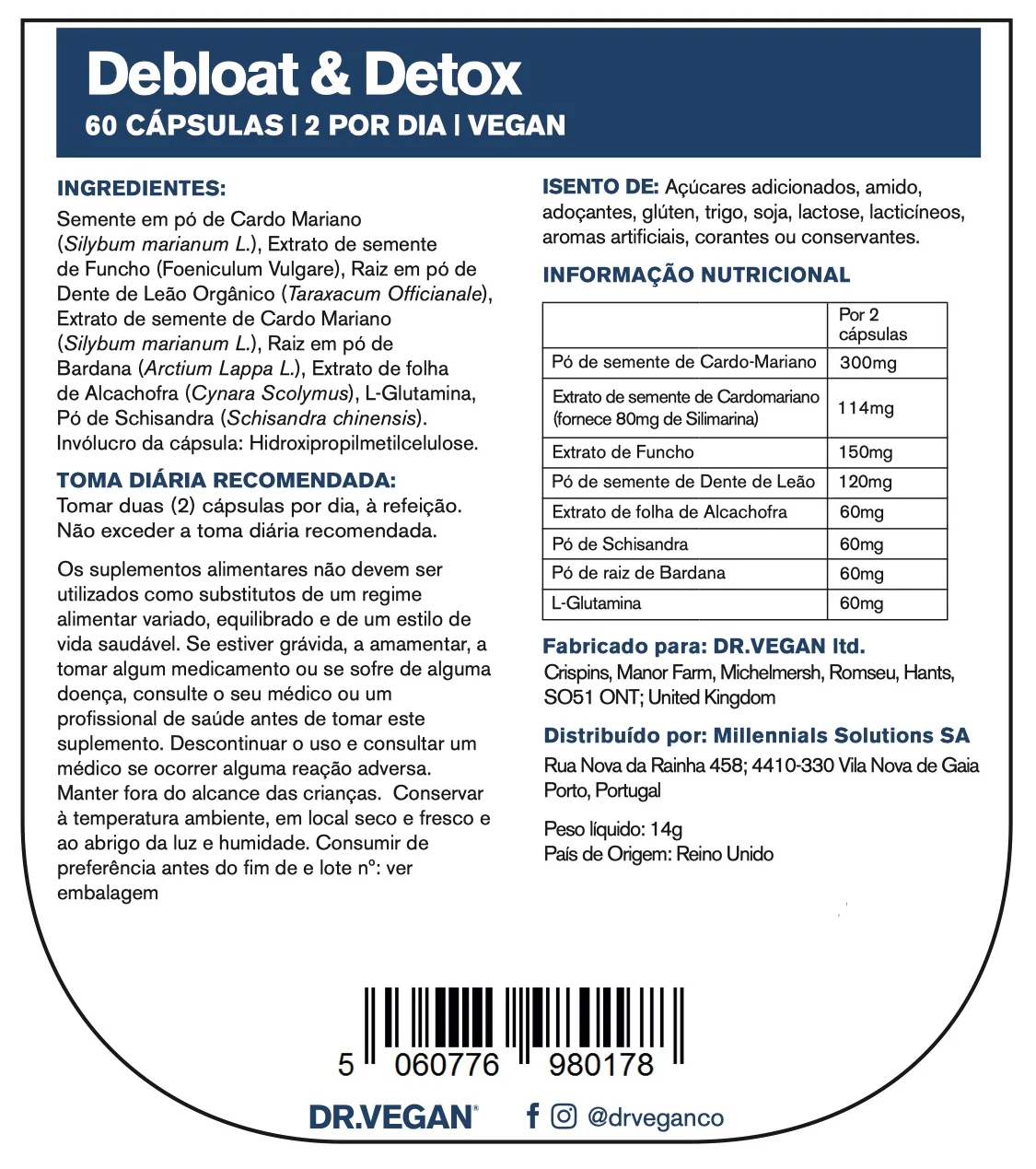 DR VEGAN Debloat & Detox x60 - Image 6