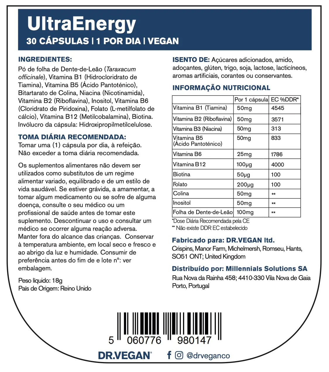 DR VEGAN UltraEnergy x30 - Image 7