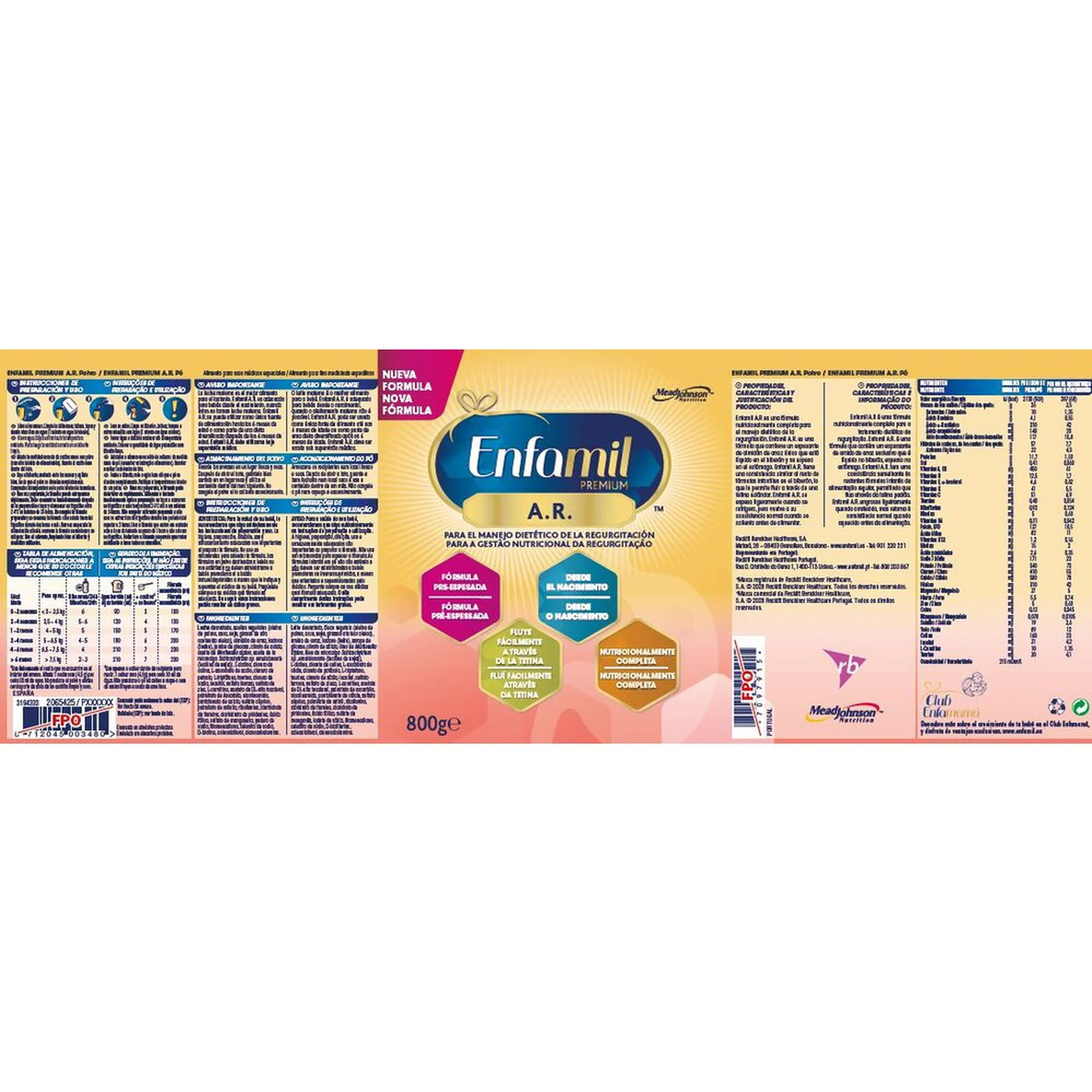 Enfamil Premium A.R. Pó 800g - Image 2