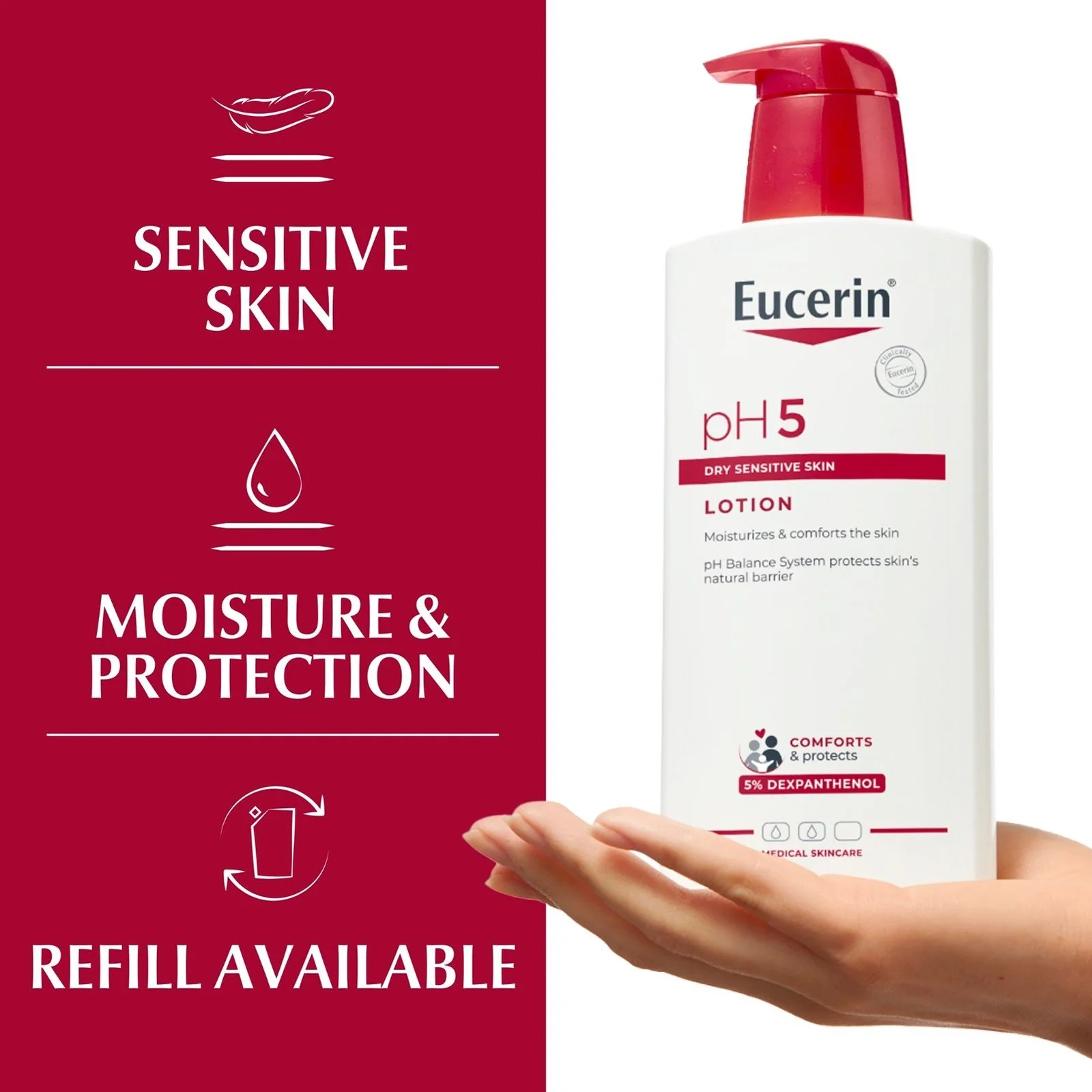 Eucerin Loção pH5 400 ml (13,53 fl oz) - Image 3