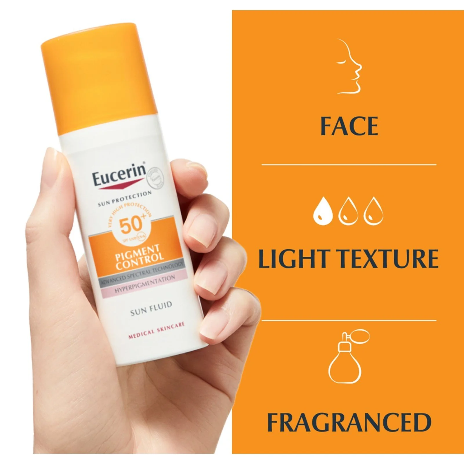 Eucerin Sun Pigment Control Fluido Solar FPS50+ 50ml (1,69 fl oz) - Image 4