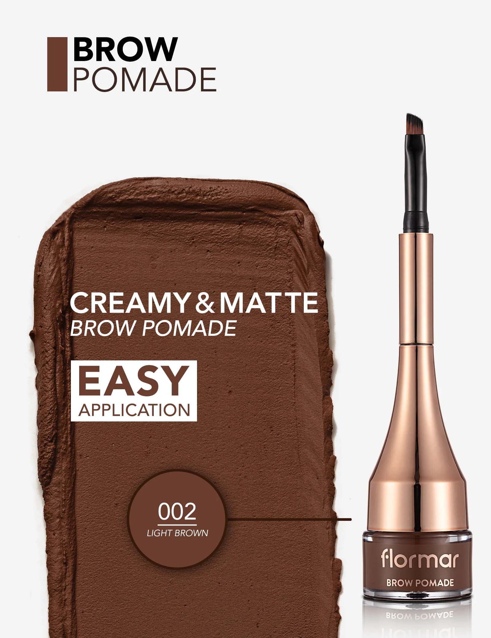 Flormar Brow Pomade 02 Light Brown - Image 5