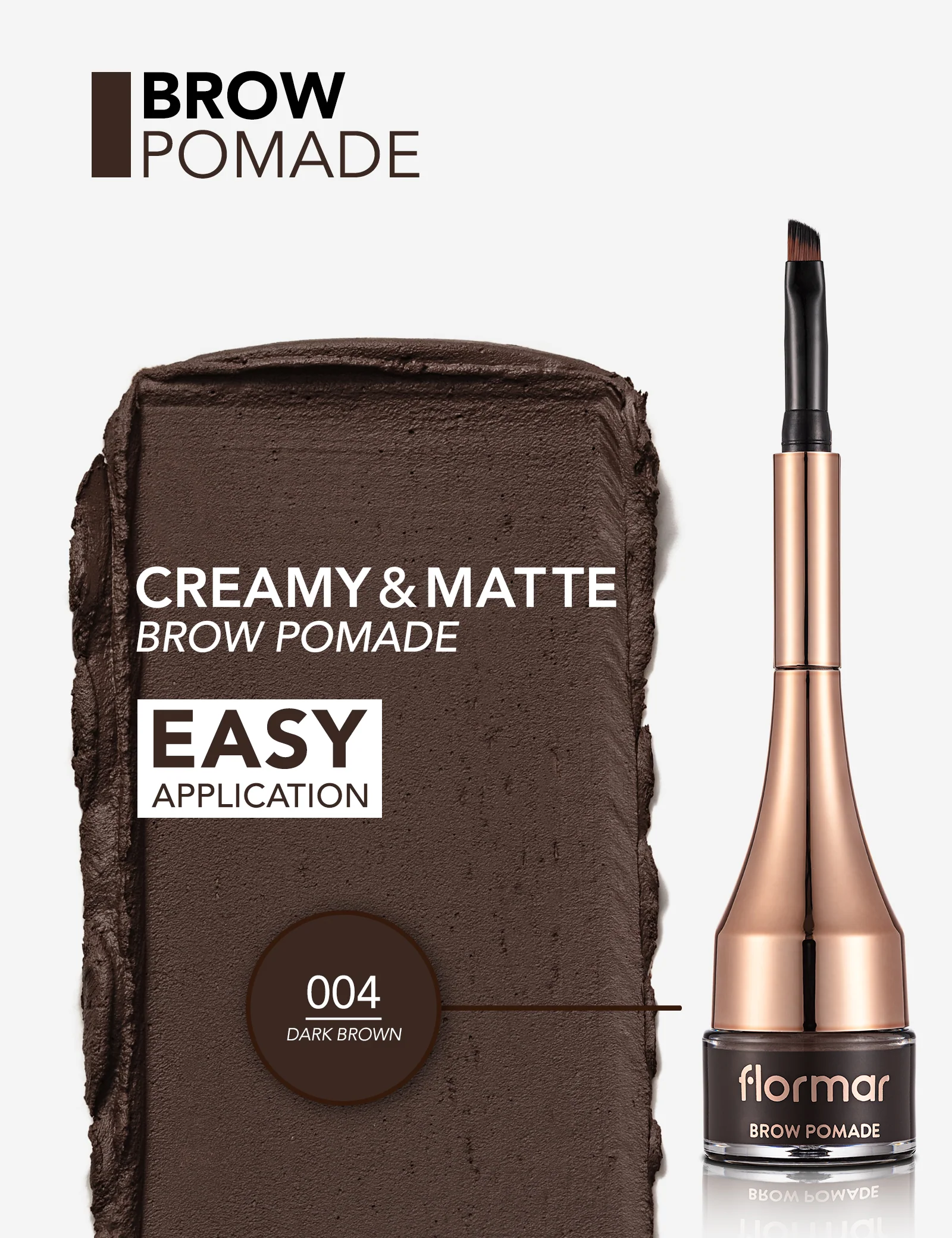 Flormar Brow Pomade 04 Dark Brown - Image 5