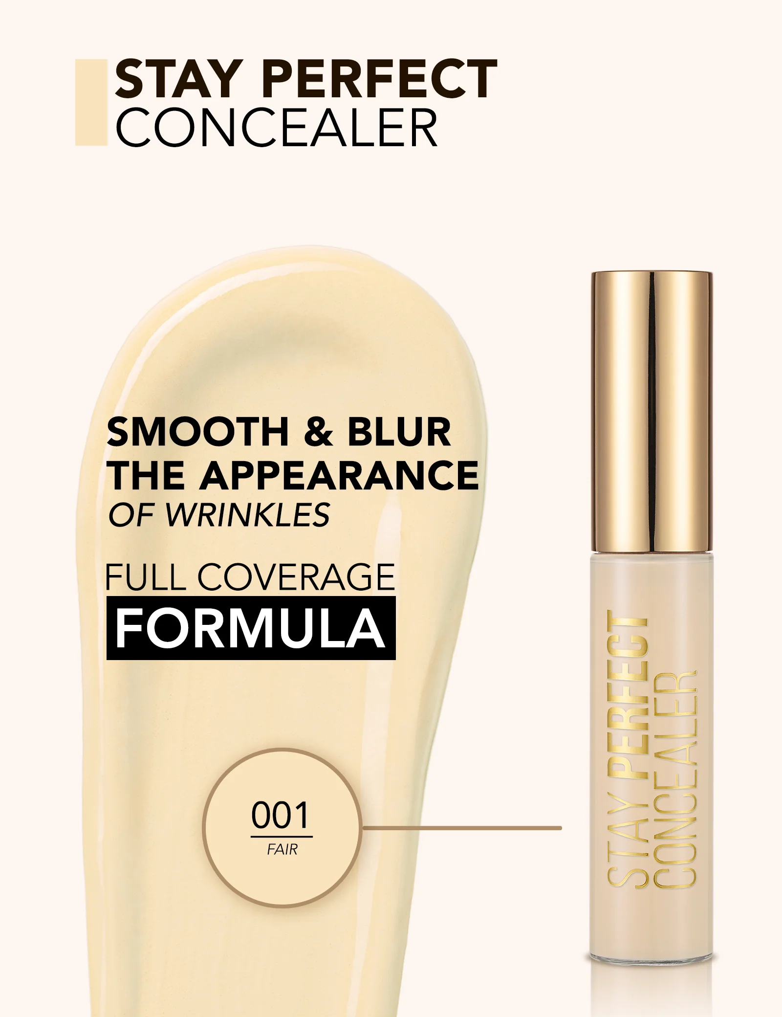 Flormar Concealer Stay Perfect 001 - Image 4