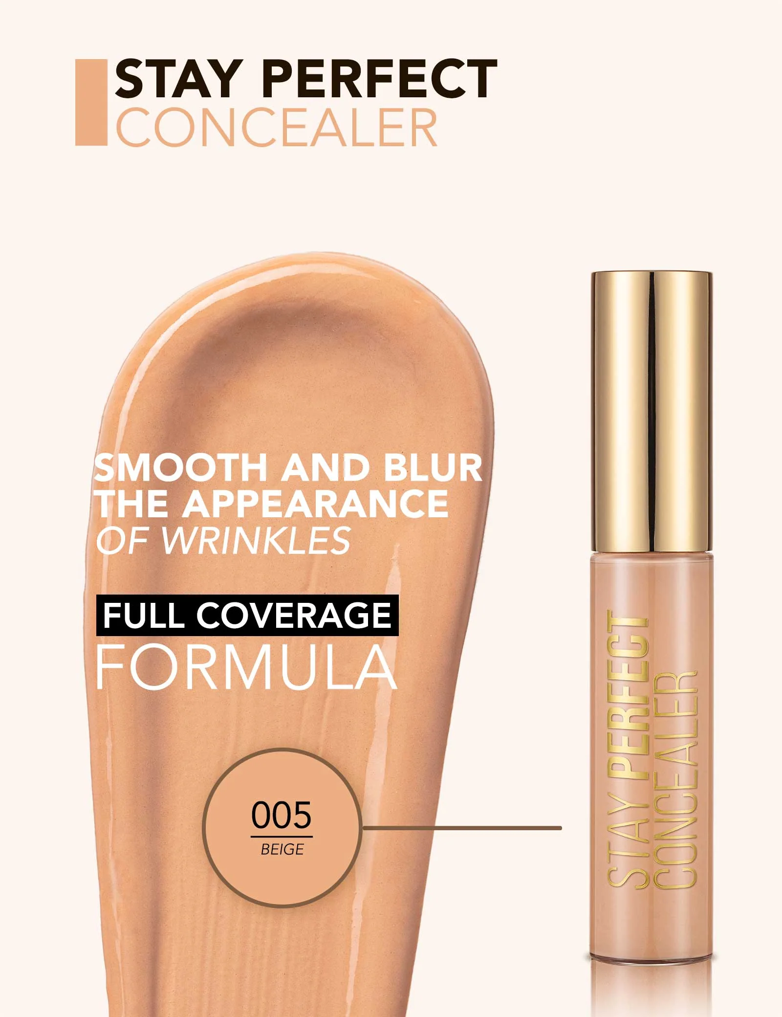 Flormar Concealer Stay Perfect 005 - Image 4