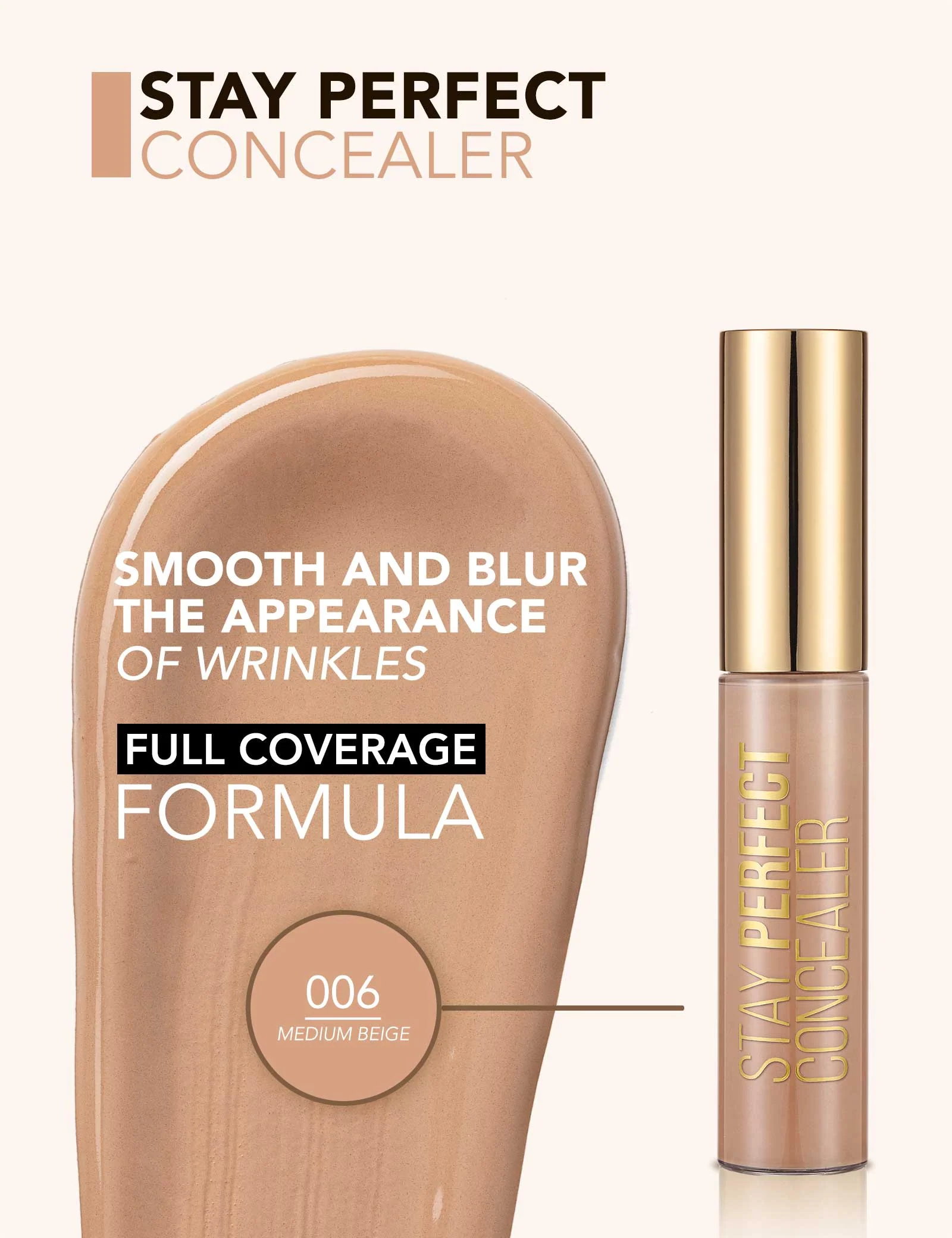 Flormar Concealer Stay Perfect 006 - Image 4