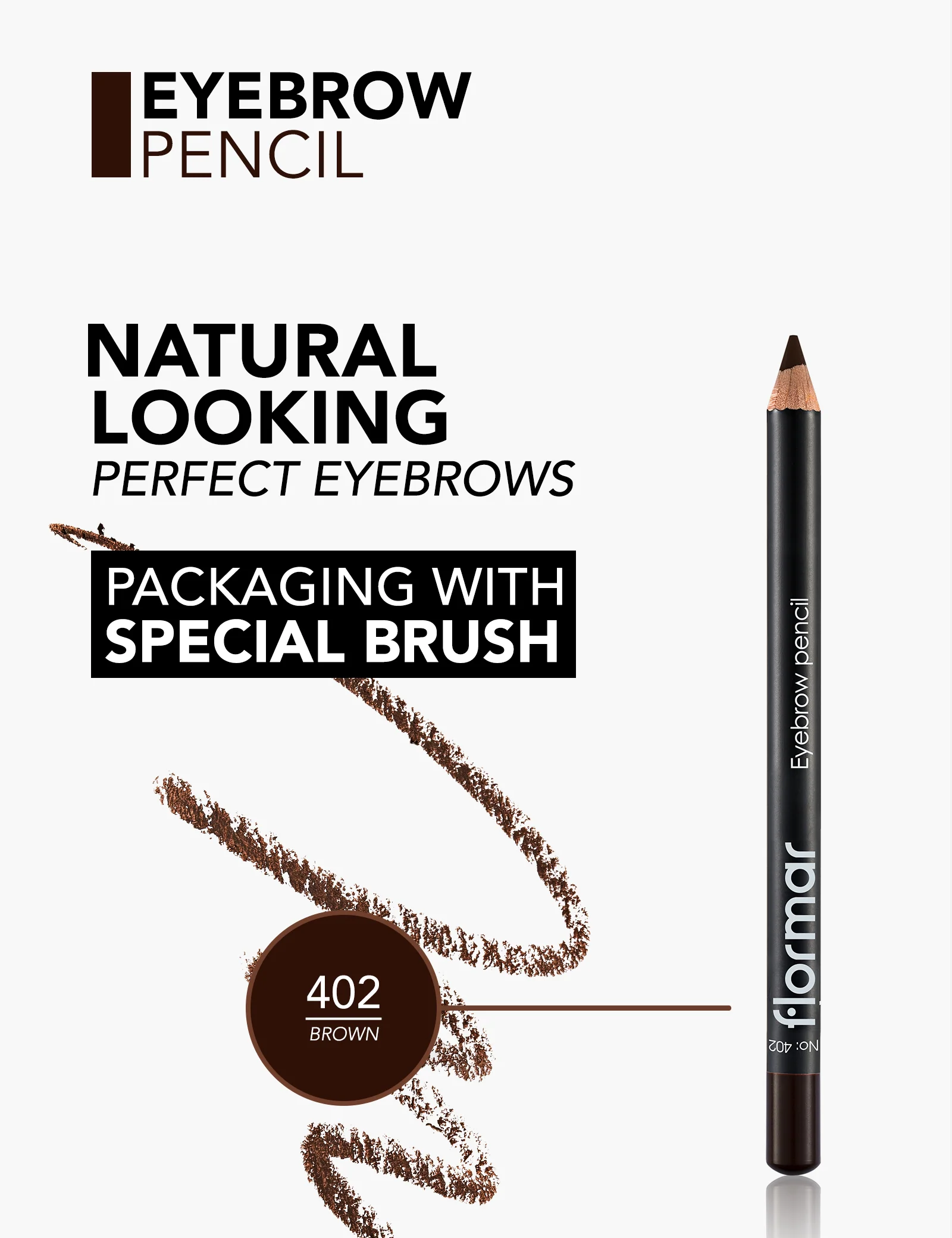 Flormar Eyebrow Pencil 402 - Image 5