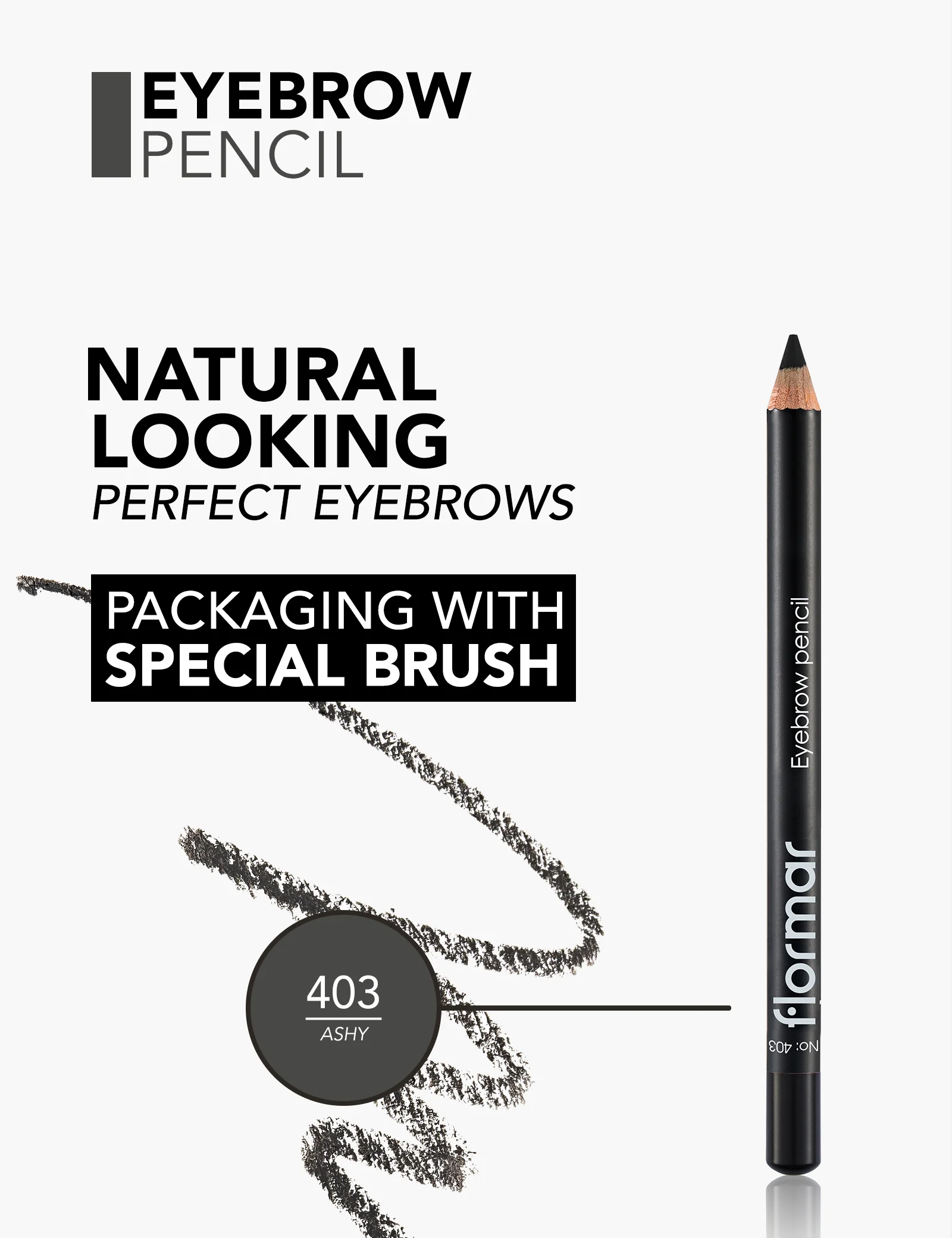 Flormar Eyebrow Pencil 403 - Image 5