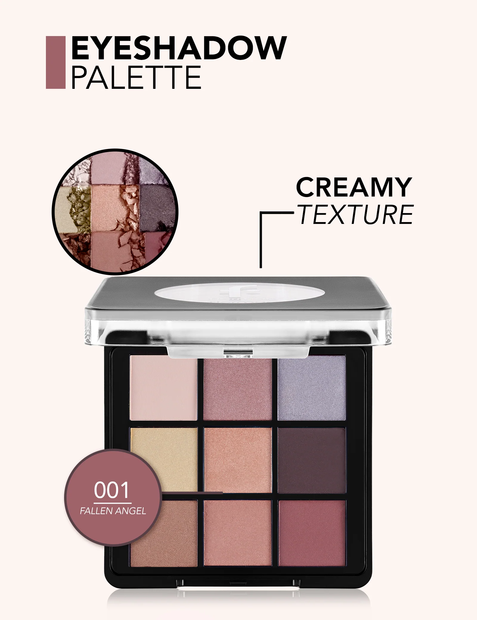 Flormar Eyeshadow Palette Np 01 Fallen Angel - Image 6
