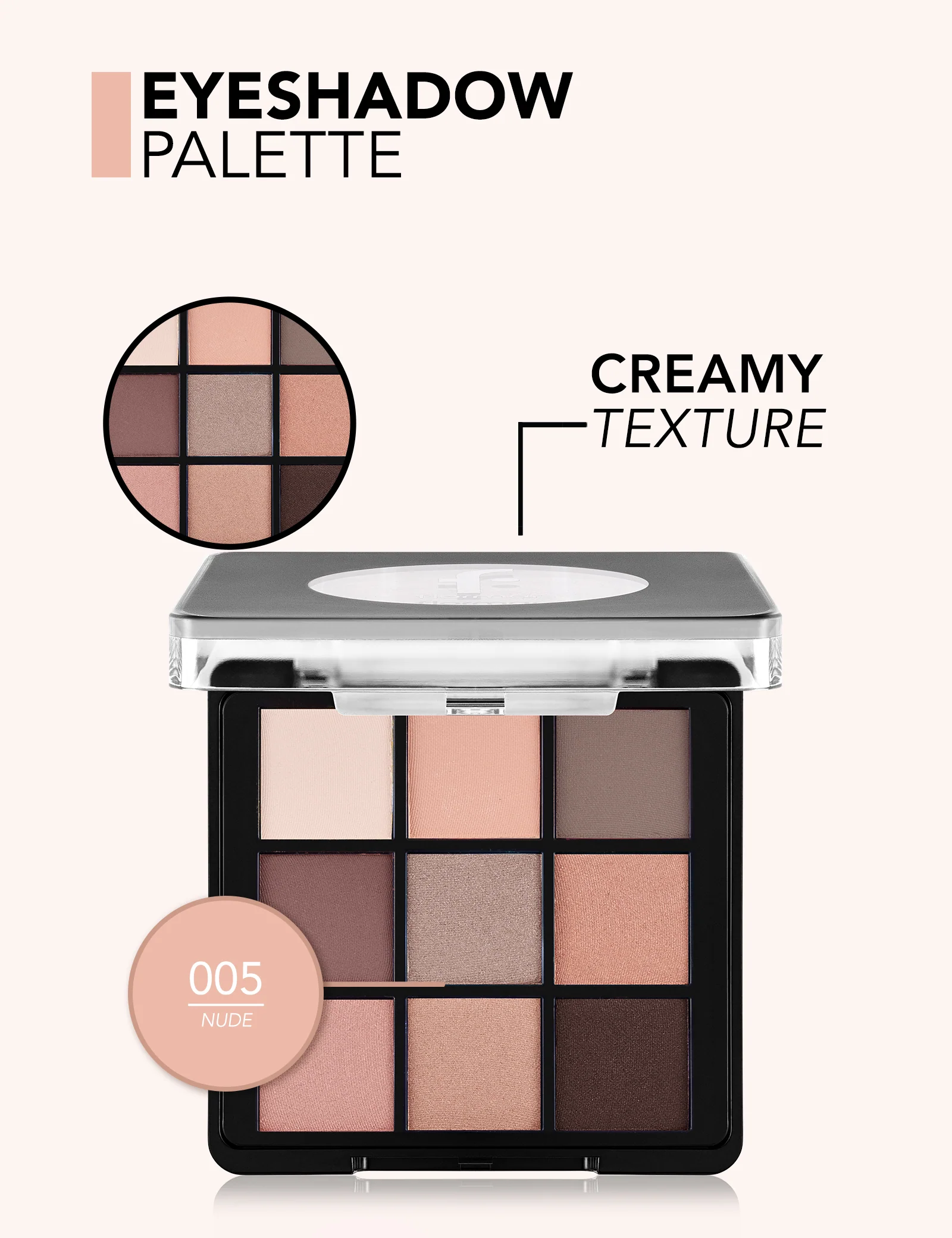 Flormar Eyeshadow Palette Np 05 Nude Dude - Image 5