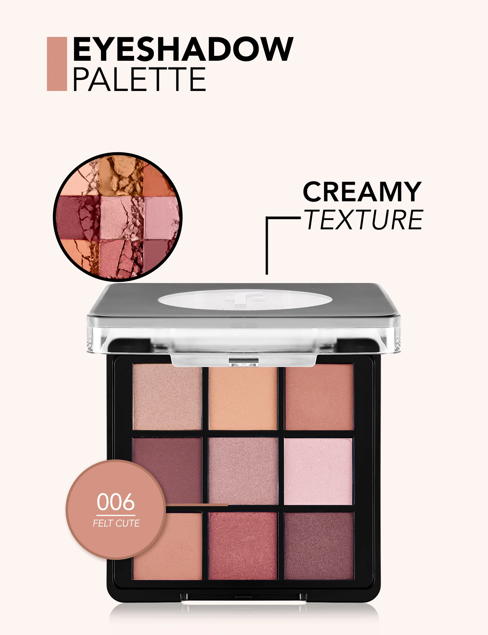 Flormar Eyeshadow Palette Np 06 Felt Cute - Image 5