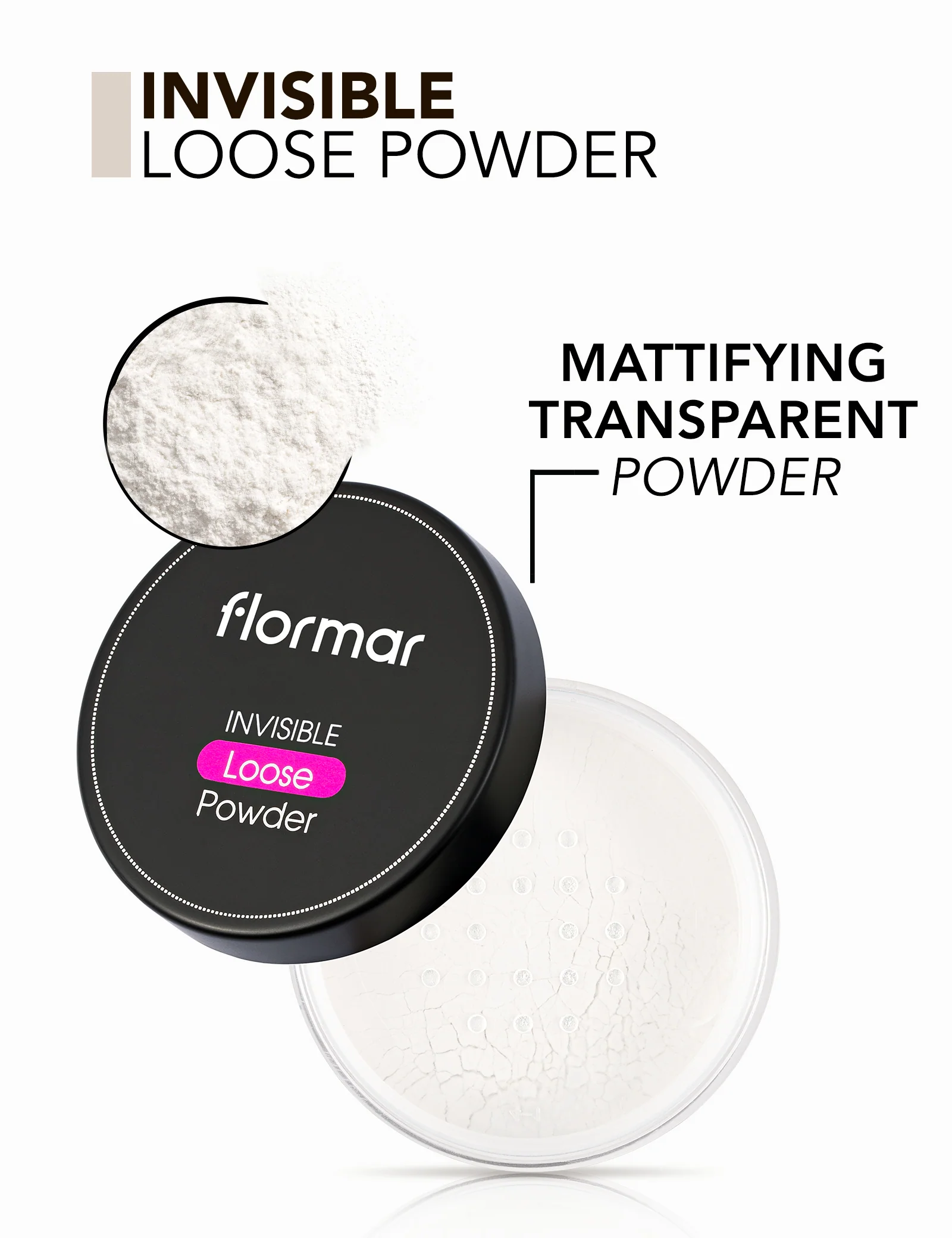 Flormar Loose Powder Invisible - Image 4
