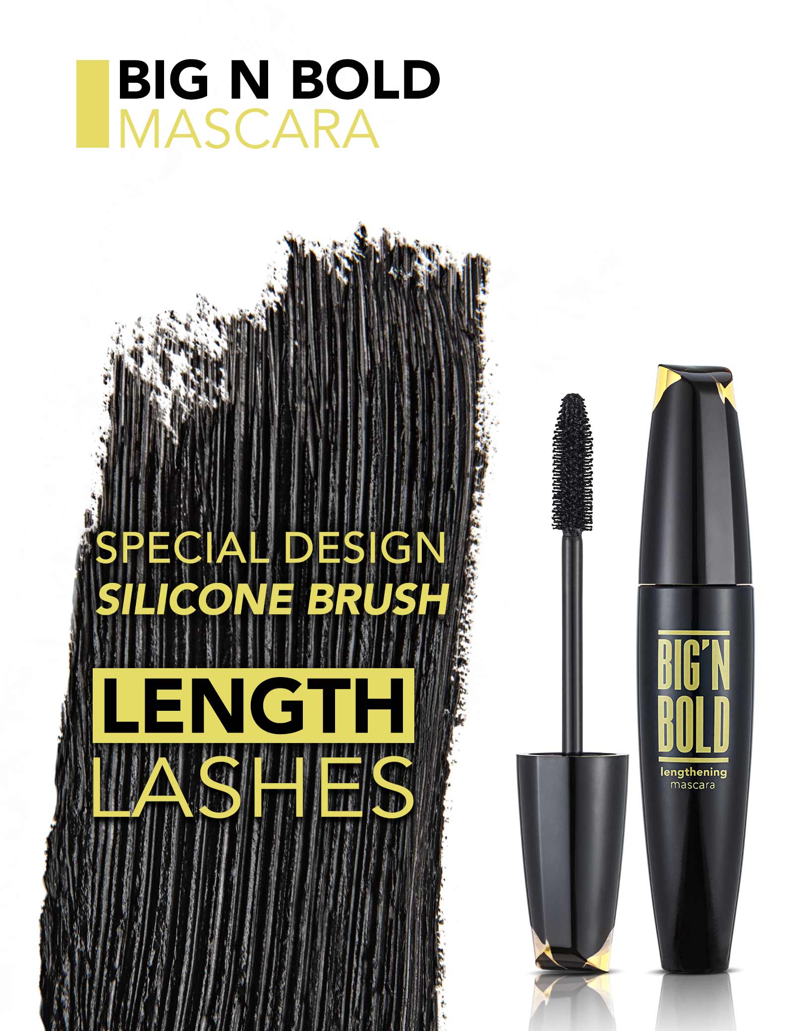 Flormar Mascara Big N Bold Lengthening - Image 4