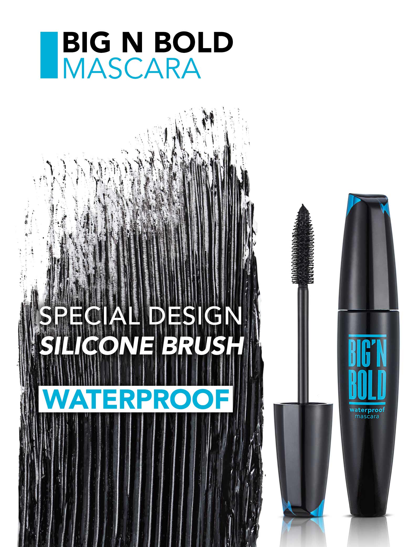 Flormar Mascara Big N Bold Waterproof - Image 4