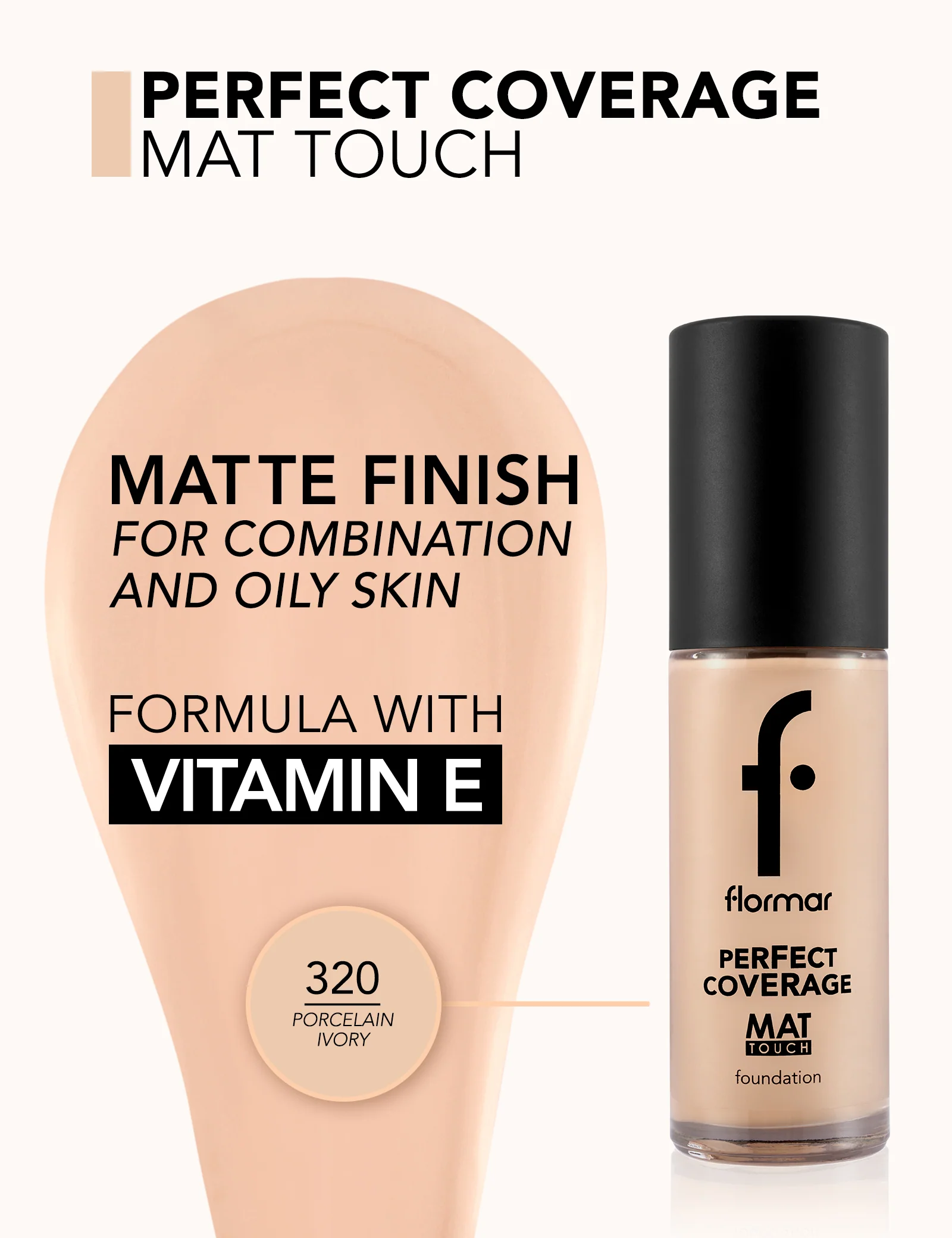 Flormar Mat Touch Foundation 321 Np - Image 4