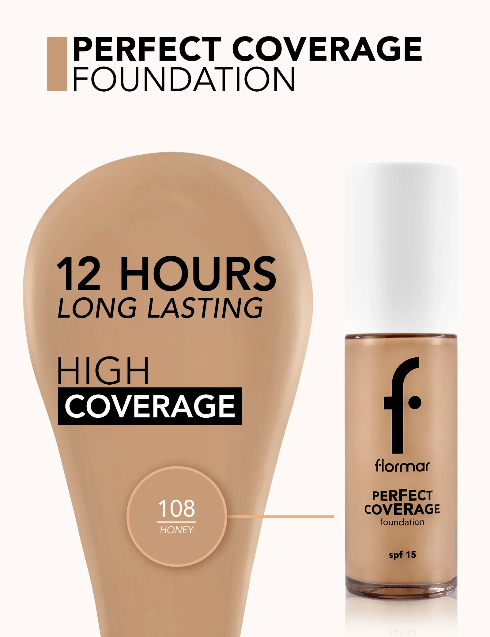 Flormar Perfect Coverage F. 108 Np - Image 4