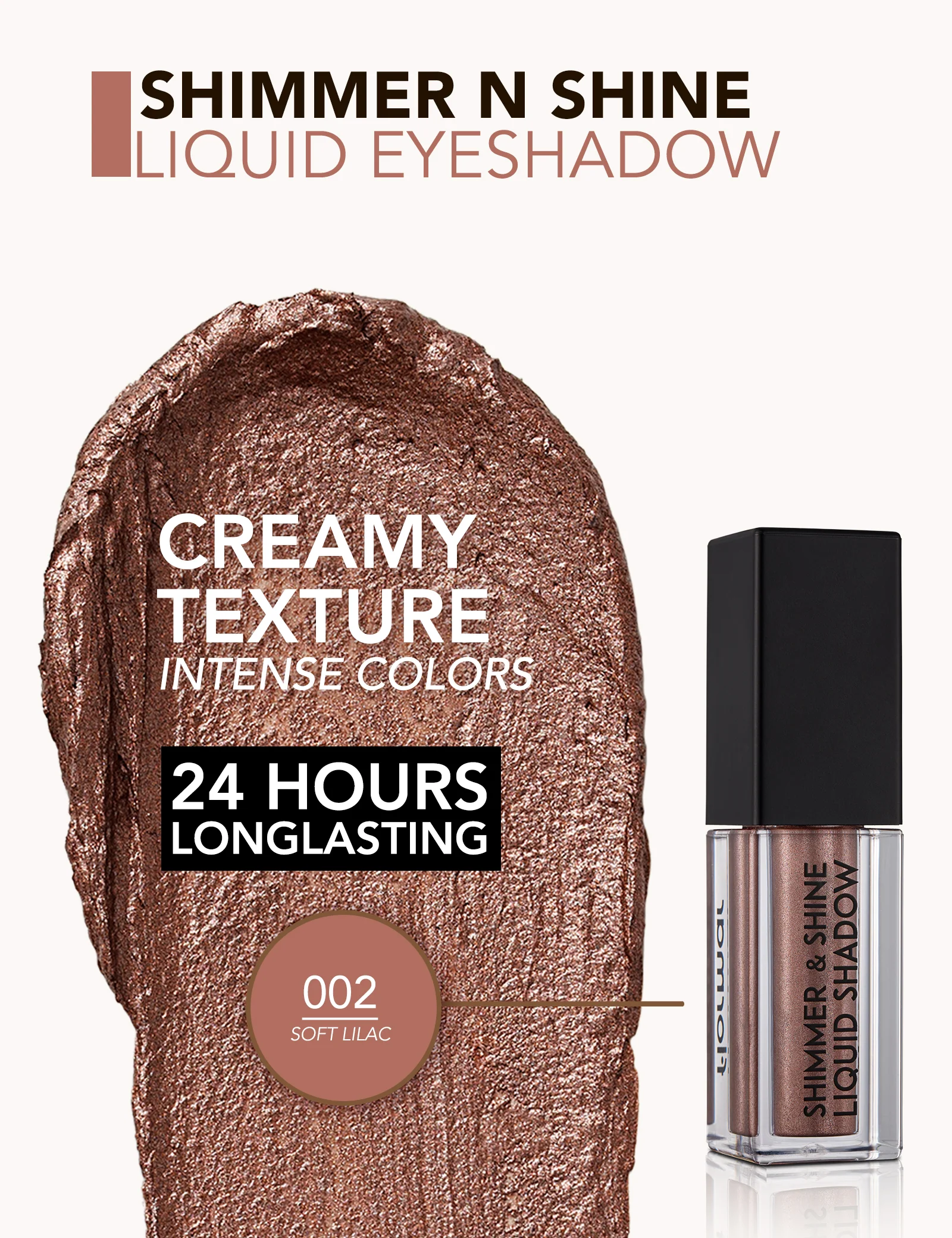Flormar Shimmer & Shine Liquid Eyeshadow 02 - Image 4
