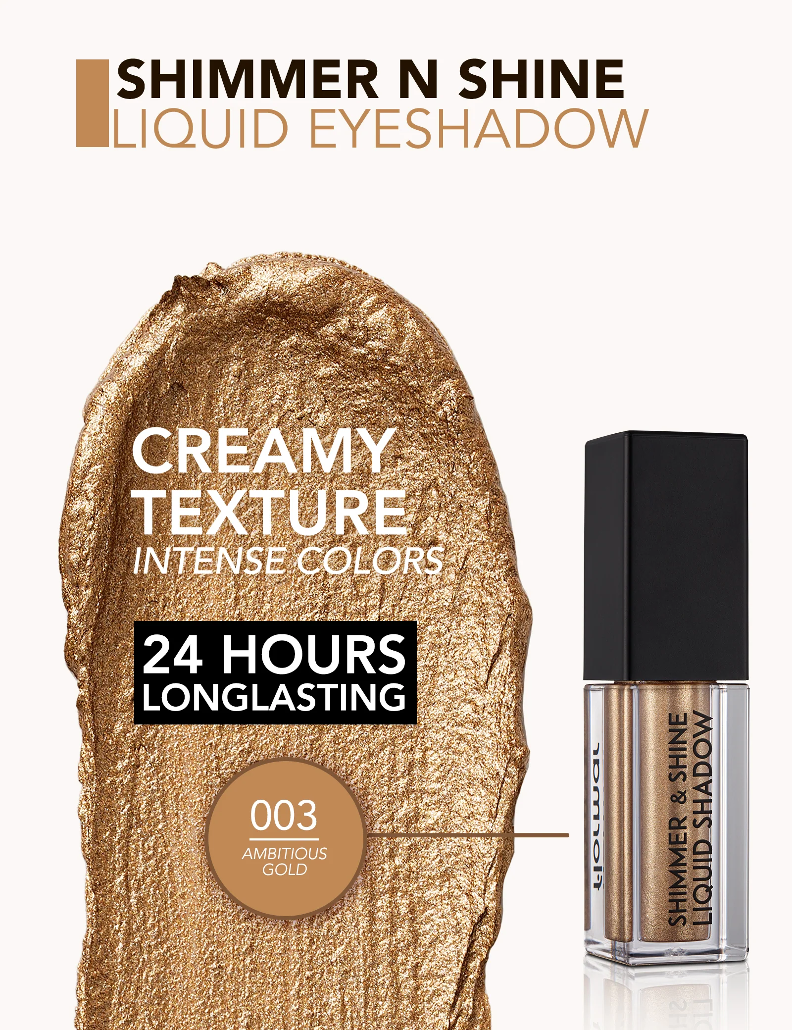 Flormar Shimmer & Shine Liquid Eyeshadow 03 - Image 4
