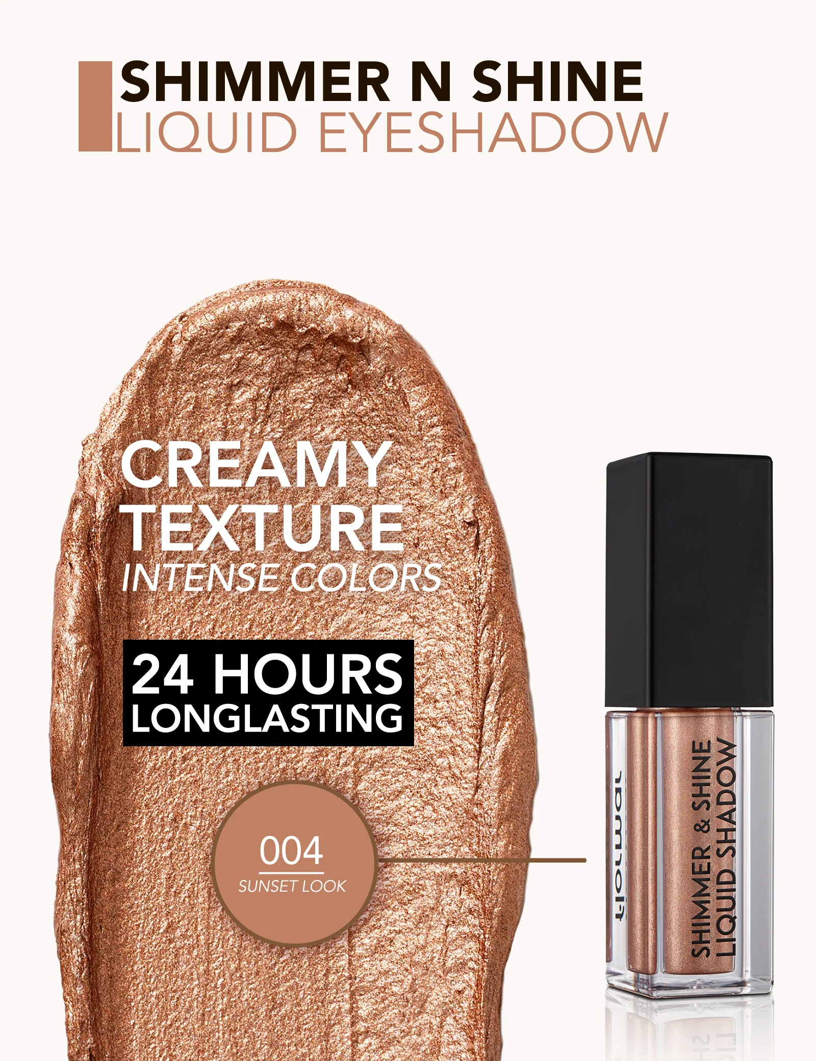 Flormar Shimmer & Shine Liquid Eyeshadow 04 - Image 4