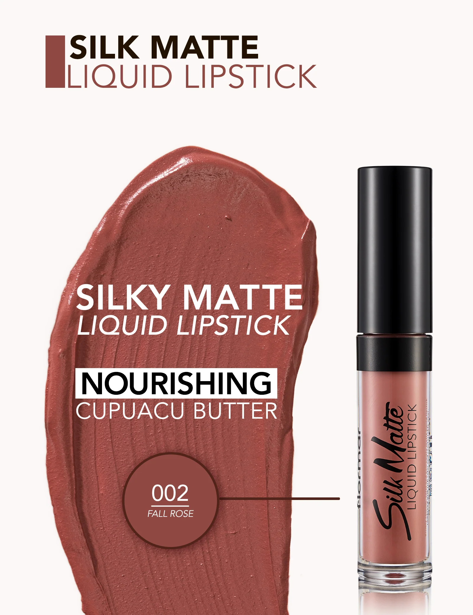 Flormar Silk Matte Liquid Lipstick 02 - Image 4