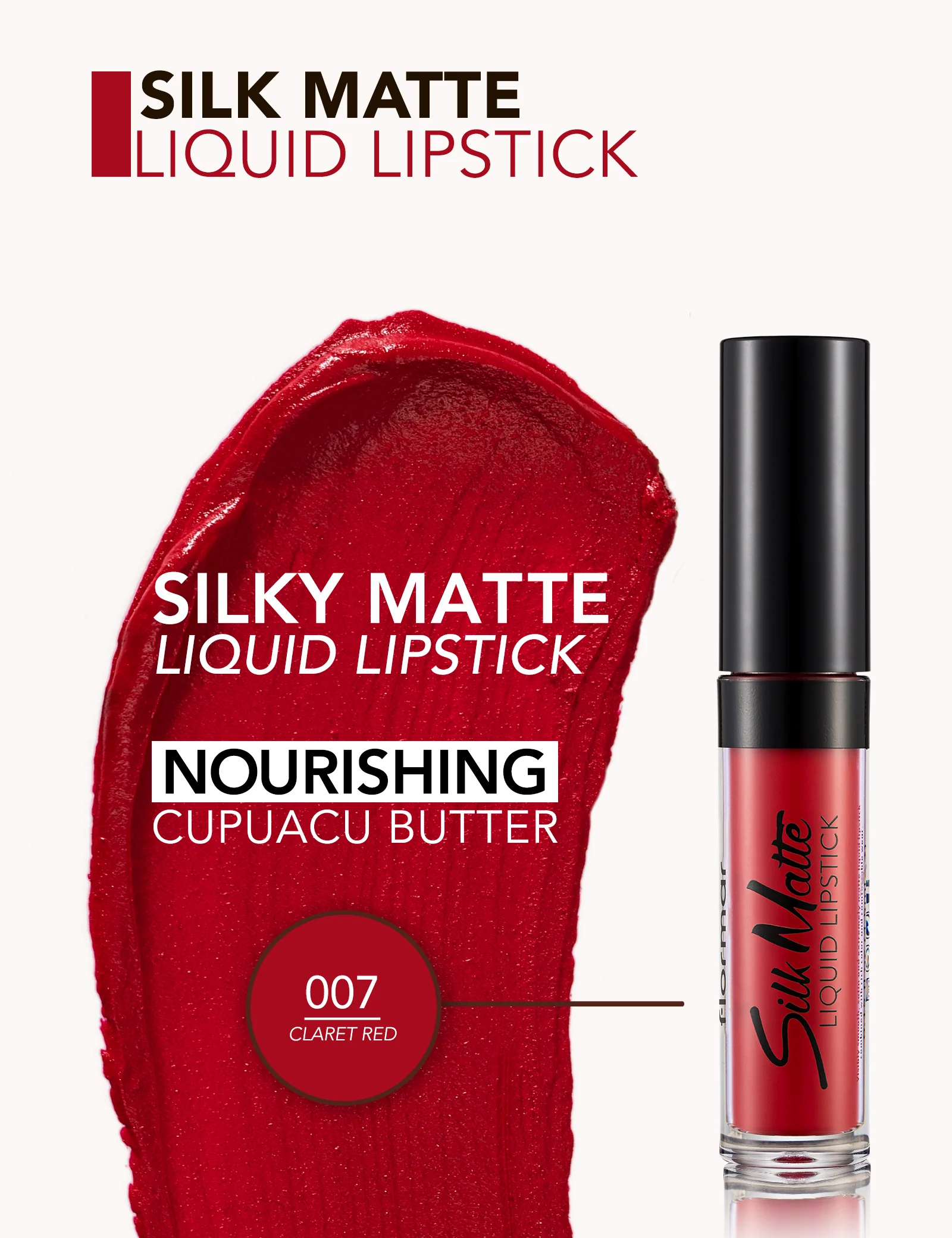 Flormar Silk Matte Liquid Lipstick 07 - Image 5
