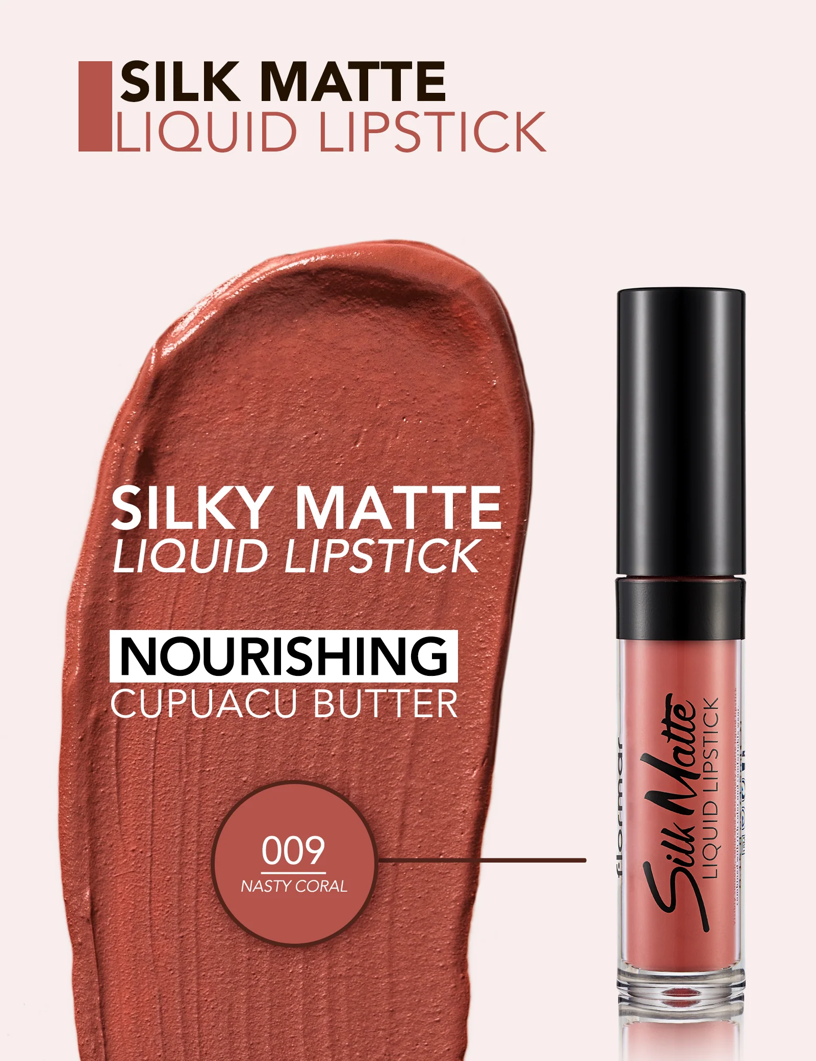 Flormar Silk Matte Liquid Lipstick 09 - Image 4