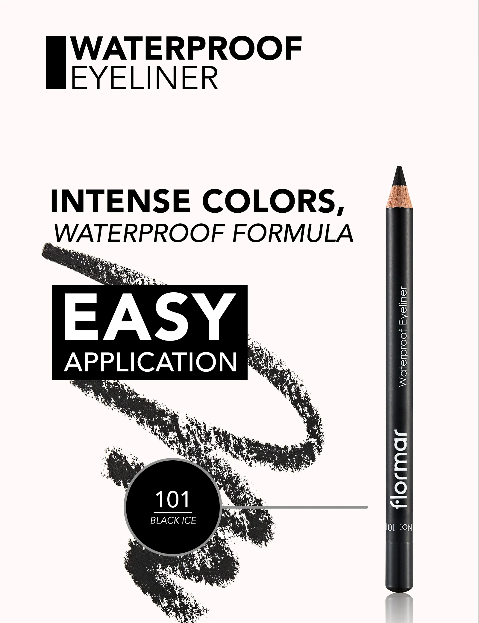 Flormar Waterproof Eyeliner 101 - Image 5
