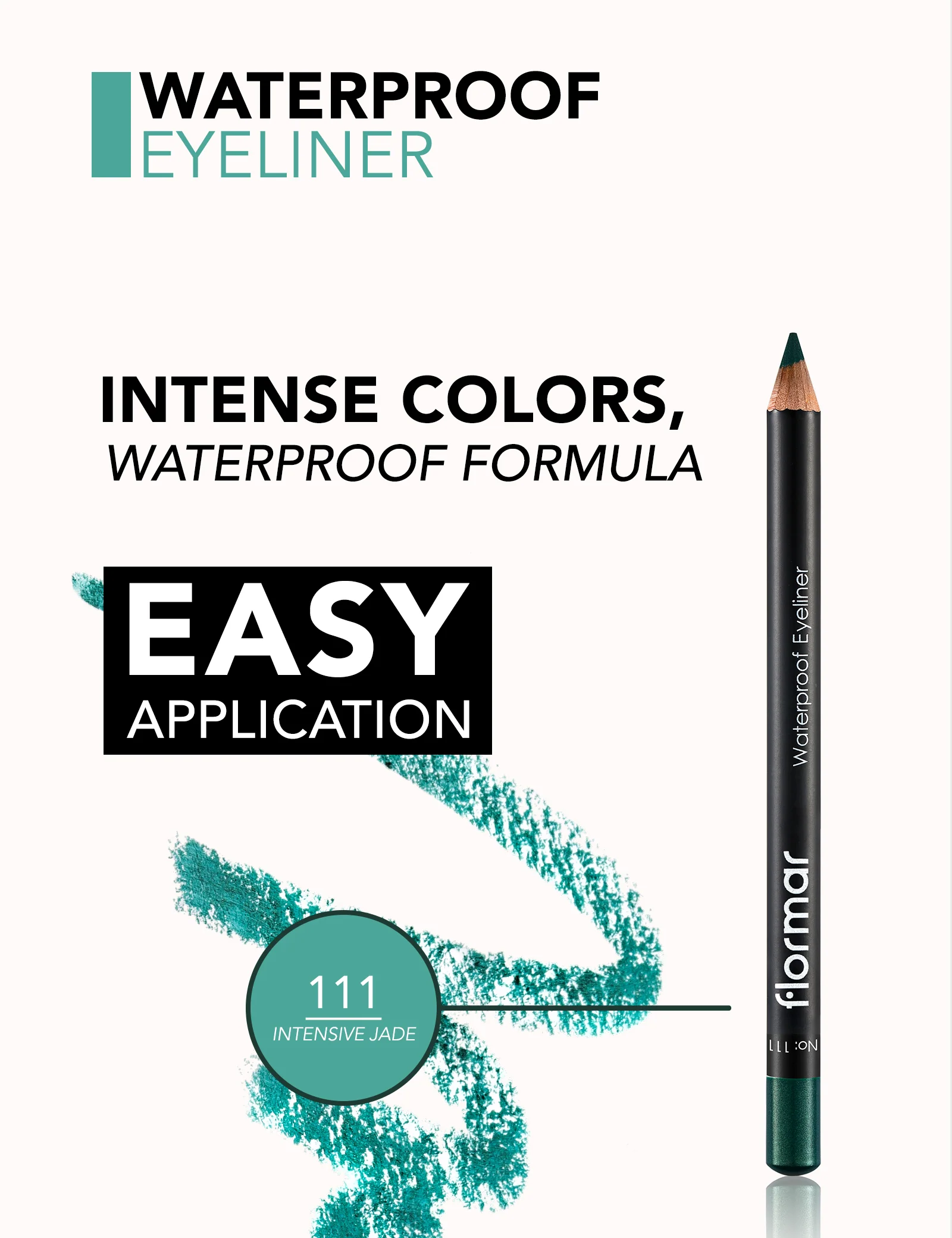 Flormar Waterproof Eyeliner 111 - Image 4