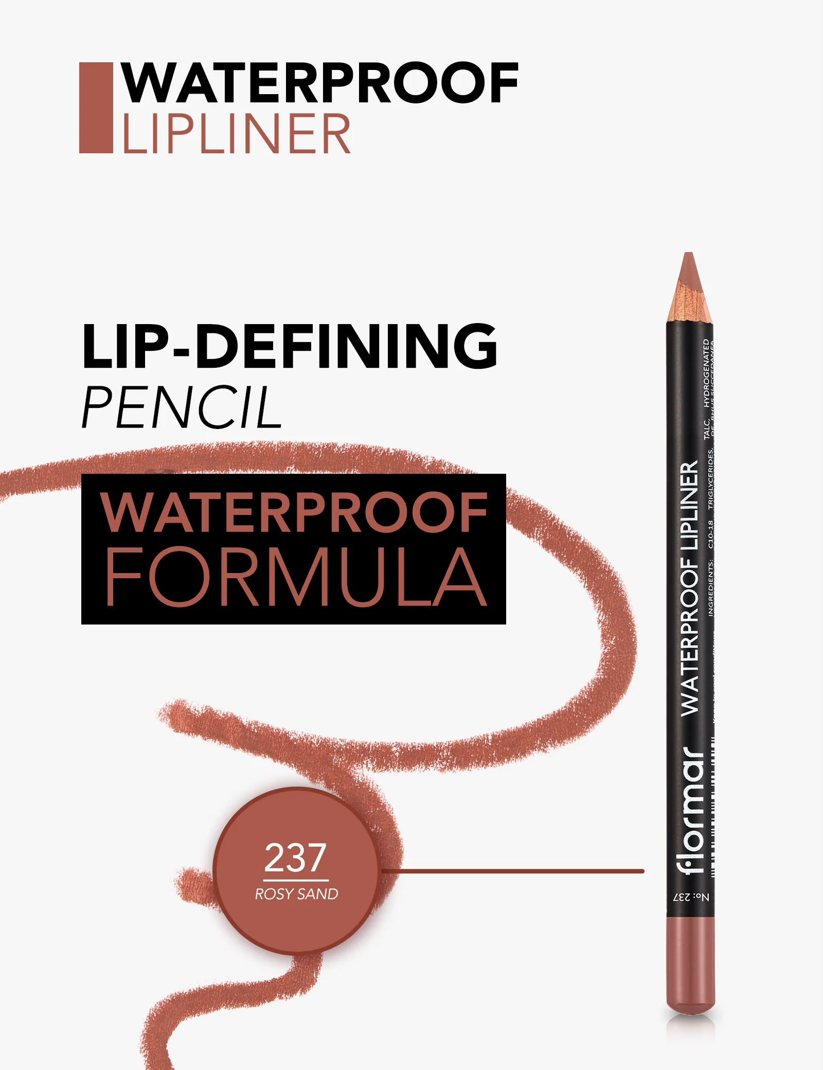 Flormar Waterproof Lipliner 237 - Image 6