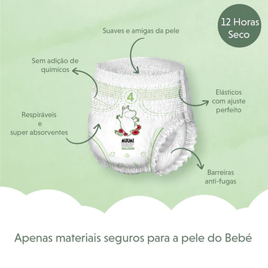 Muumi Baby Fraldas Cuecas T4 7-11 Kg 40 un - Image 2