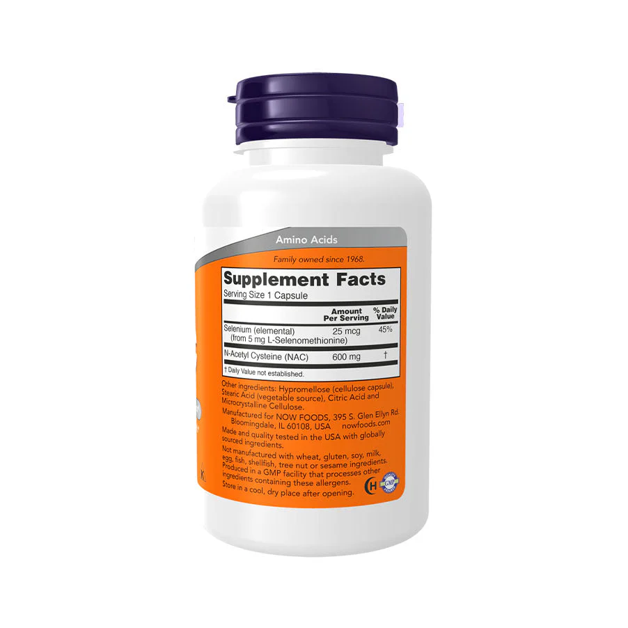 NAC (100 Caps) | Now Foods - Image 2