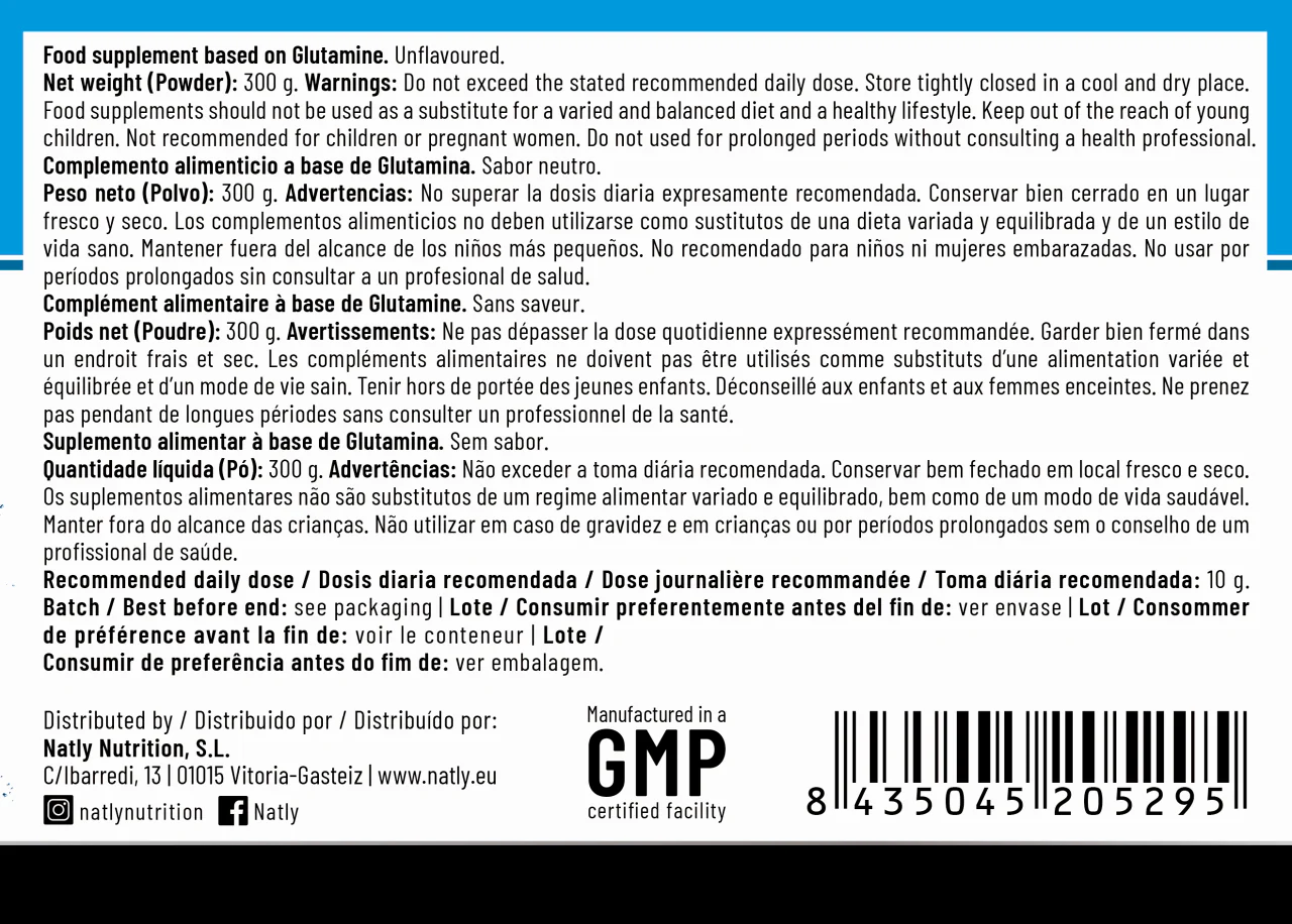 Premium Glutamina | Natly - Image 3