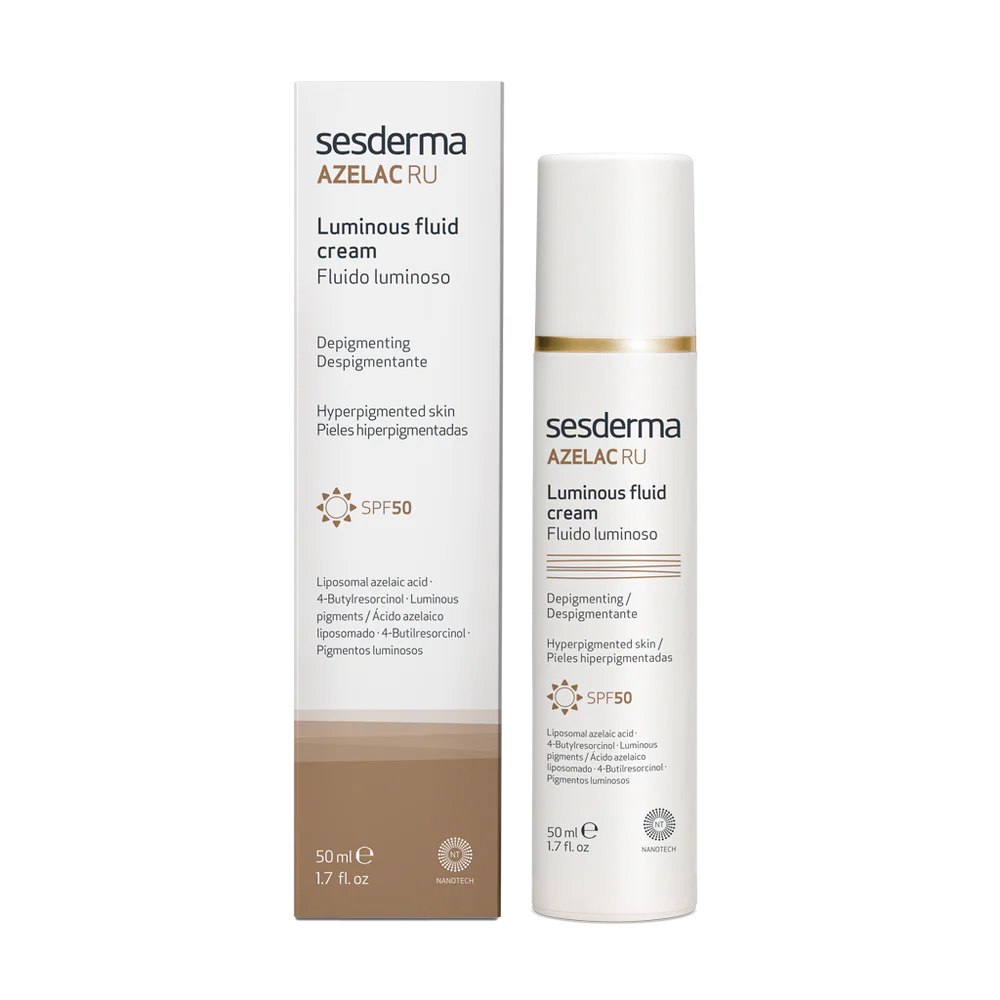 Sesderma Azelac RU Creme Fluido Despigmentante Luminoso FPS50 50 ml (1,69 fl oz) - Image 2