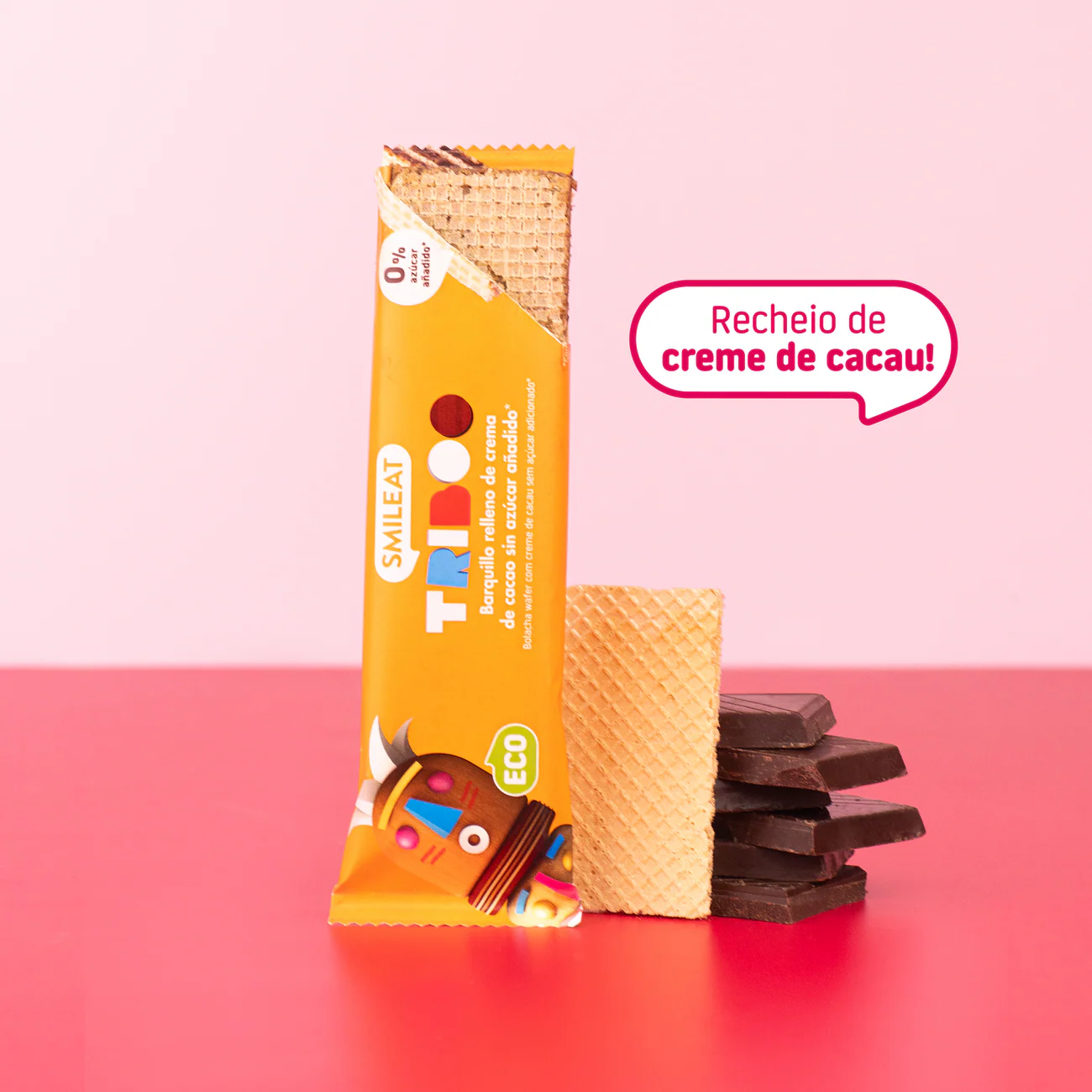 Smileat - Bolacha Triboo Wafer com Creme de Cacau 30g - Image 2