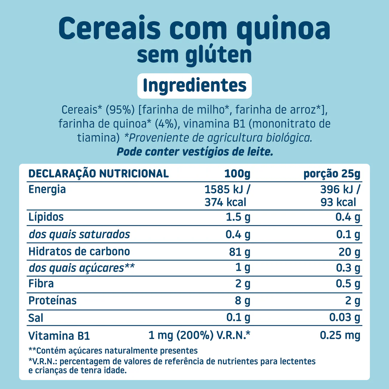 Smileat - Papa de Cereais com Quinoa Sem Glúten +6m 200g - Image 2