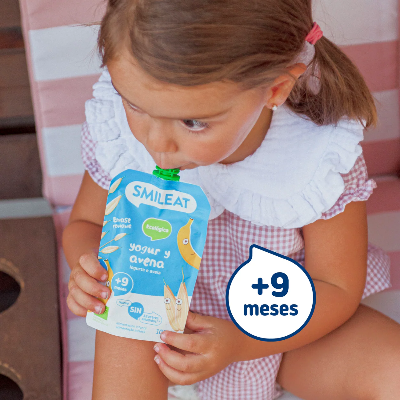 Smileat - Pouch de Iogurte & Aveia +9m 100g - Image 2