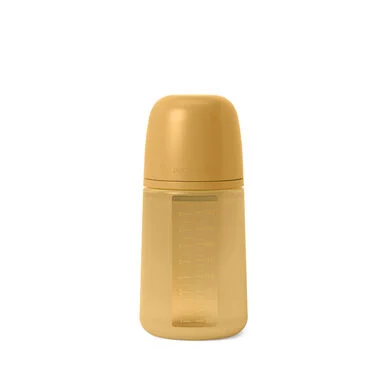 Suavinex Biberão de Silicone Tetina SX Pro Fluxo Médio Mostarda 240ml - Image 2