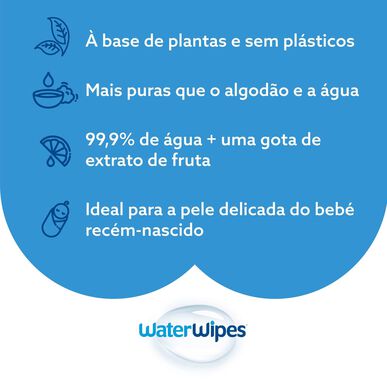 WaterWipes Toalhitas BIO 9 x 60 un - Image 2