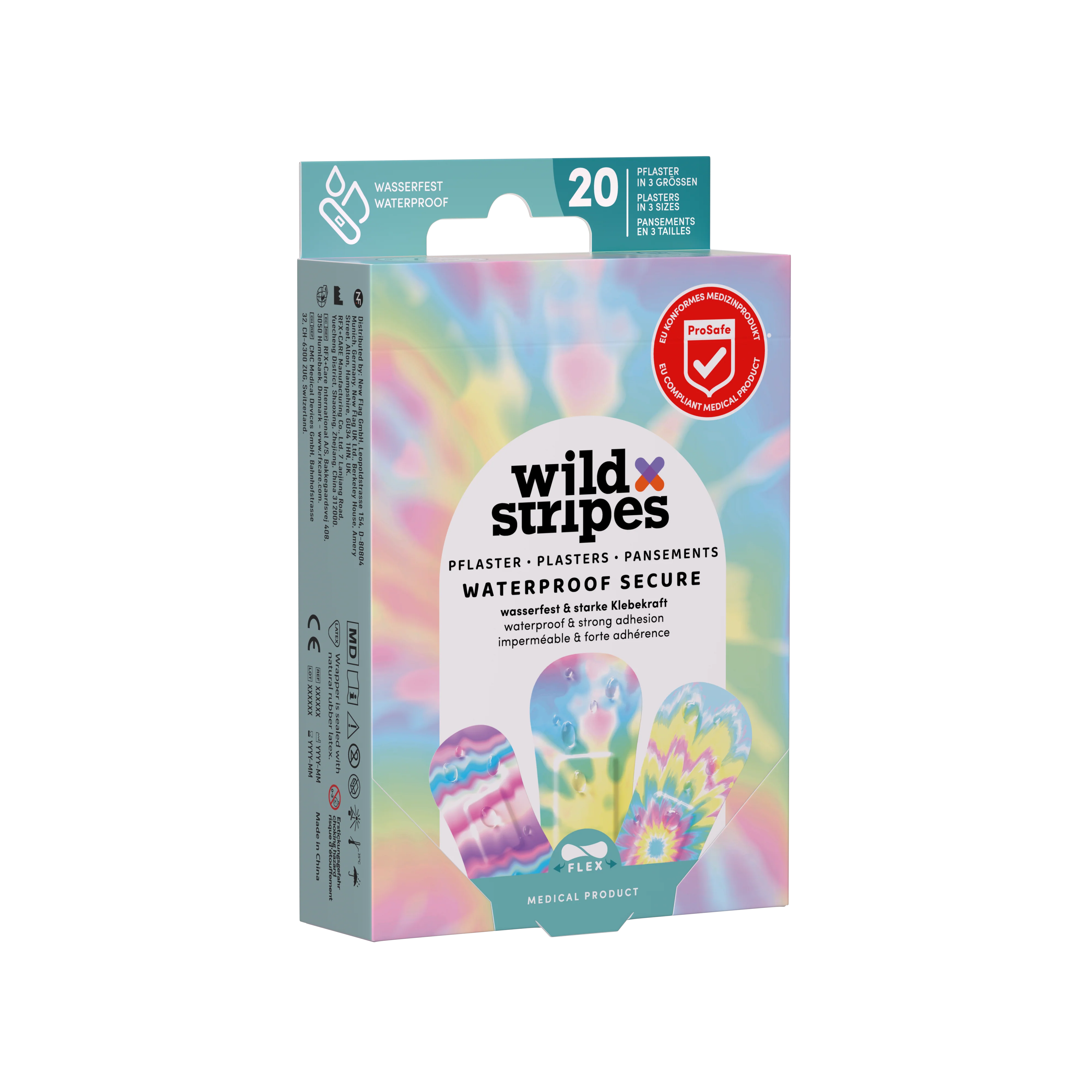 WILD STRIPES WATERPROOF PENS RAINBOWX20 - Image 4