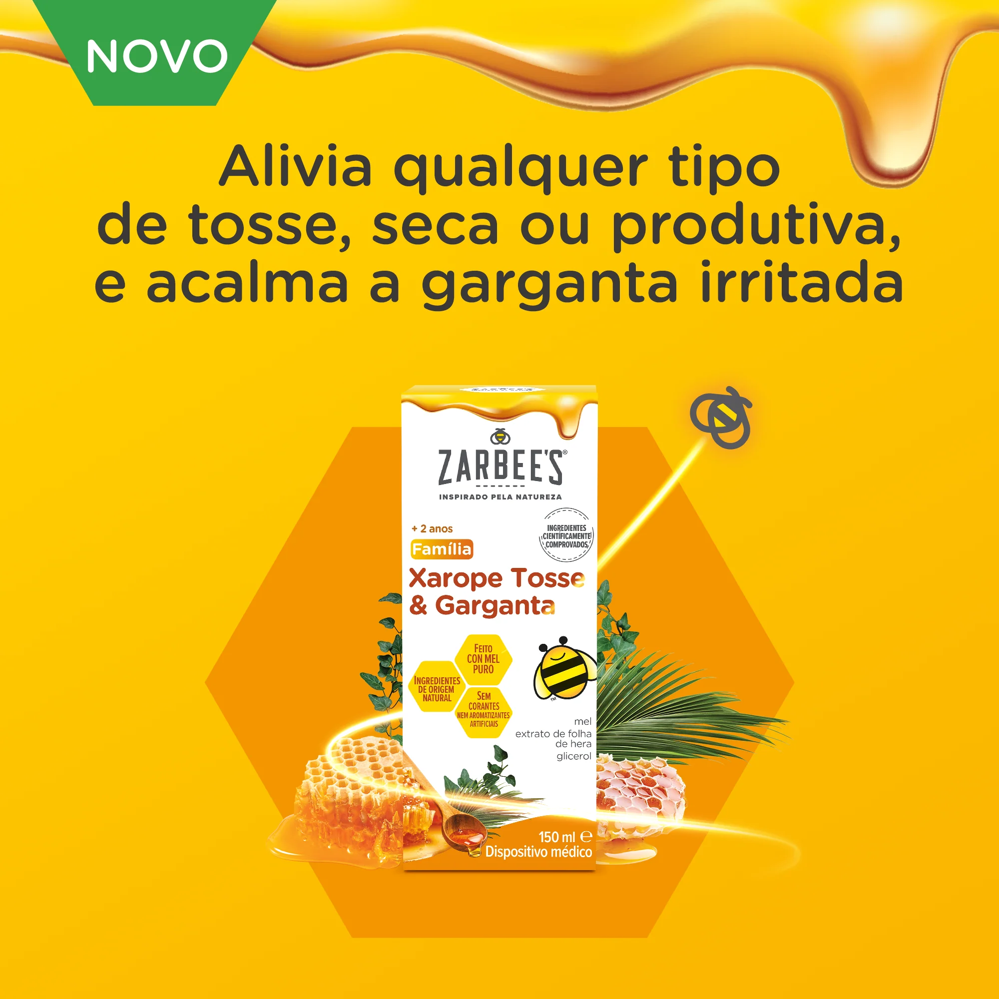 ZARBEE’S XAROPE TOSSE E GARGANTA 150ML - Image 2